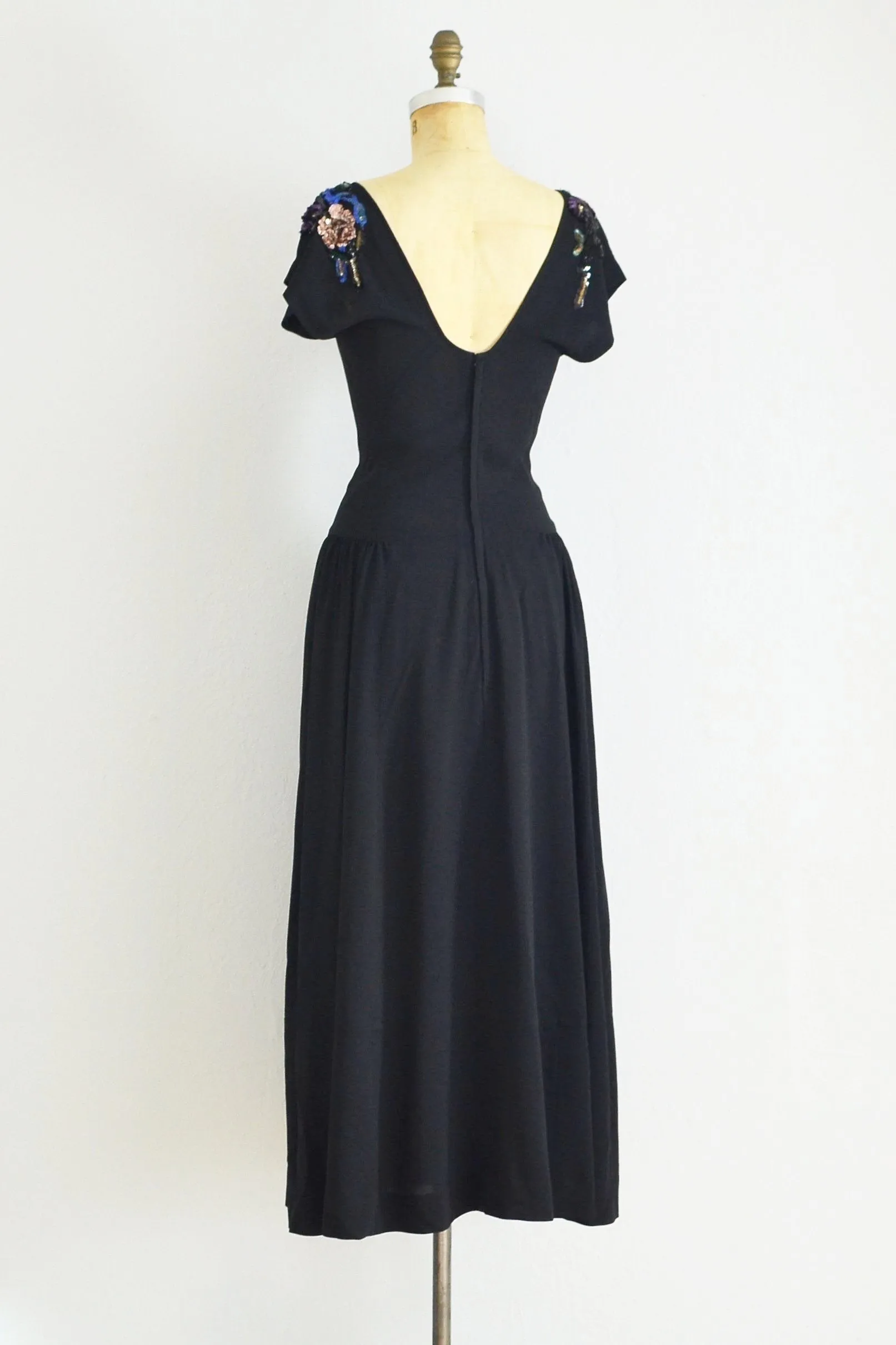 1940's Eisenberg Beaded Gown