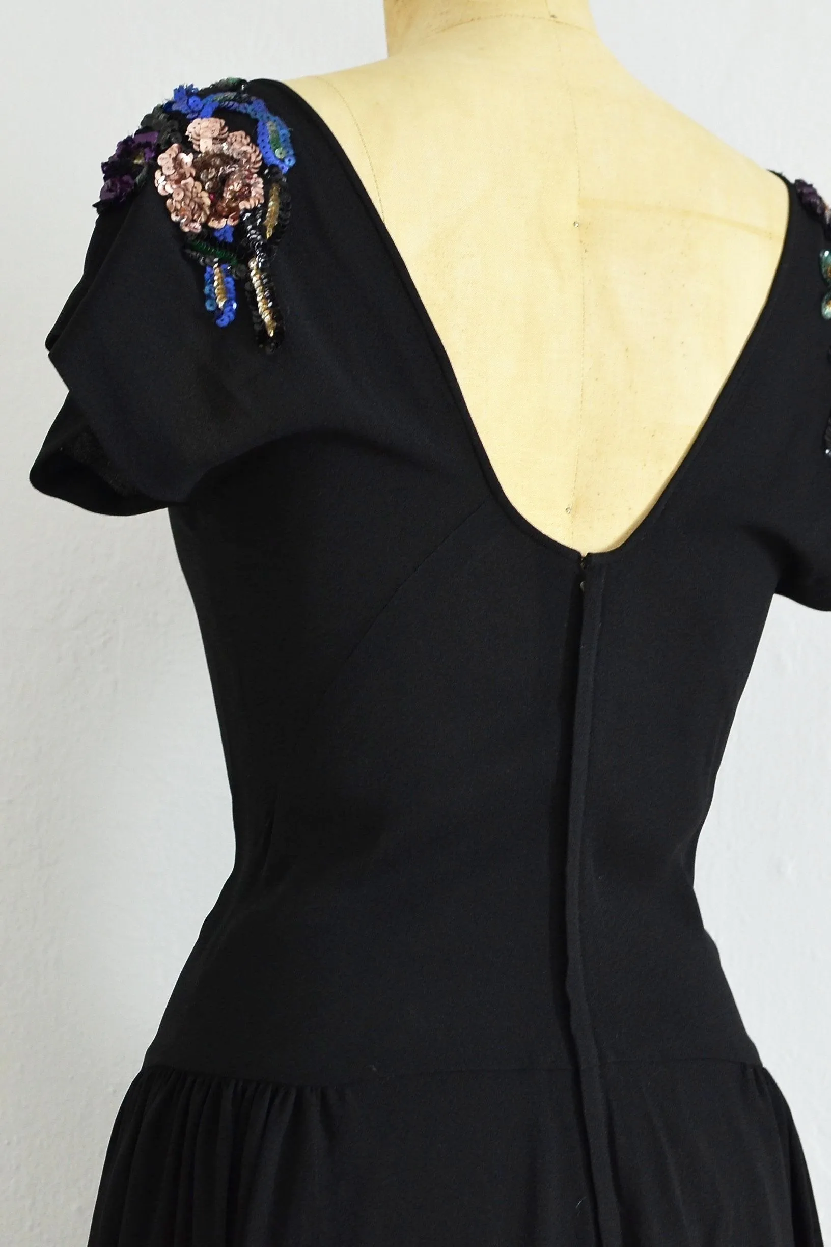 1940's Eisenberg Beaded Gown