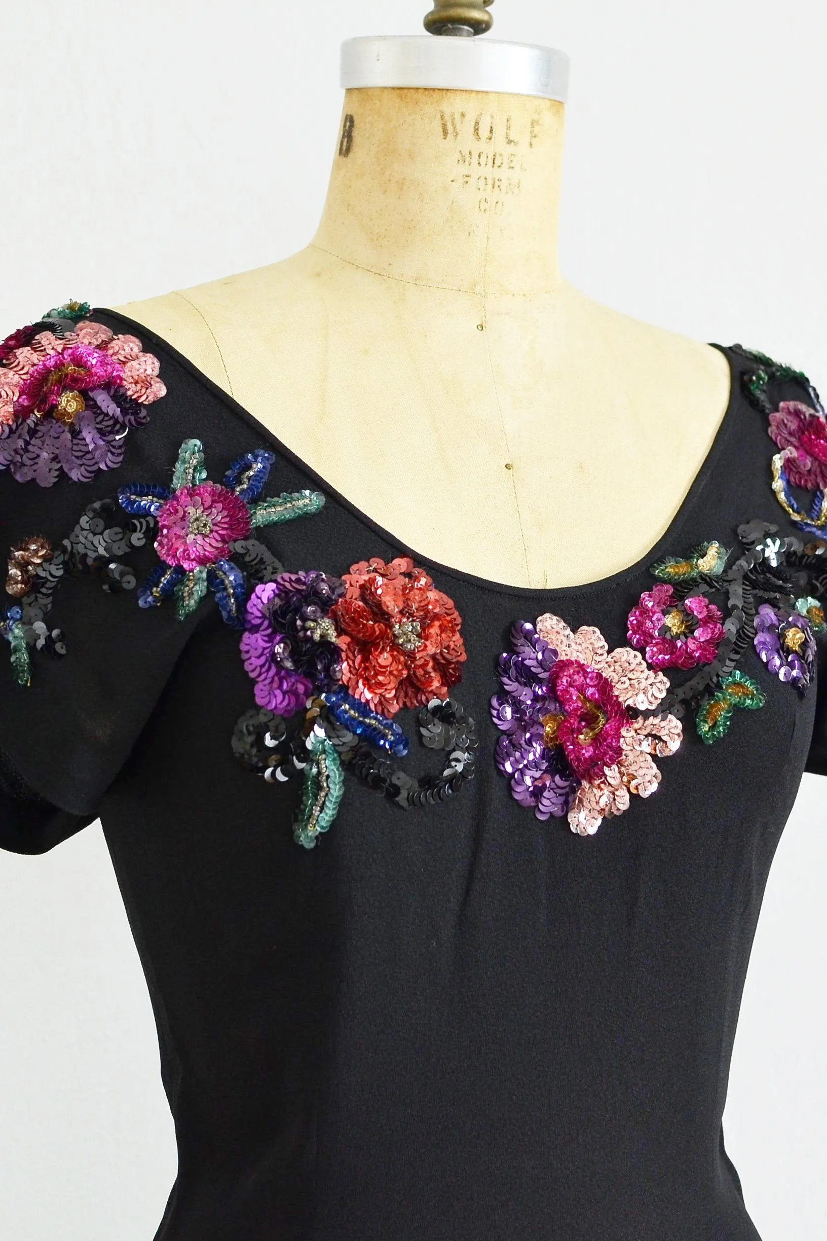 1940's Eisenberg Beaded Gown