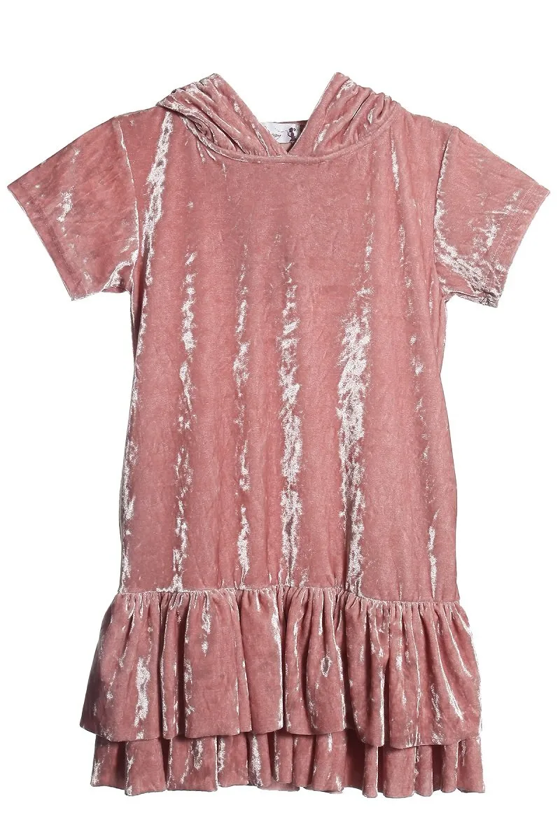 432 Hoodie Ruffle Dress