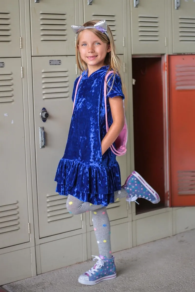 432 Hoodie Ruffle Dress