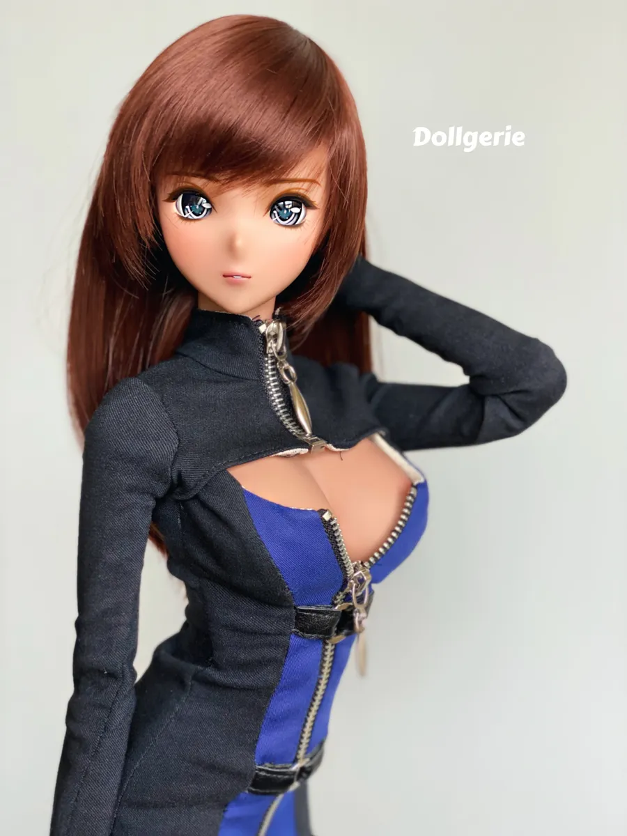 Agent-D Front Zip Mini Dress for SmartDoll