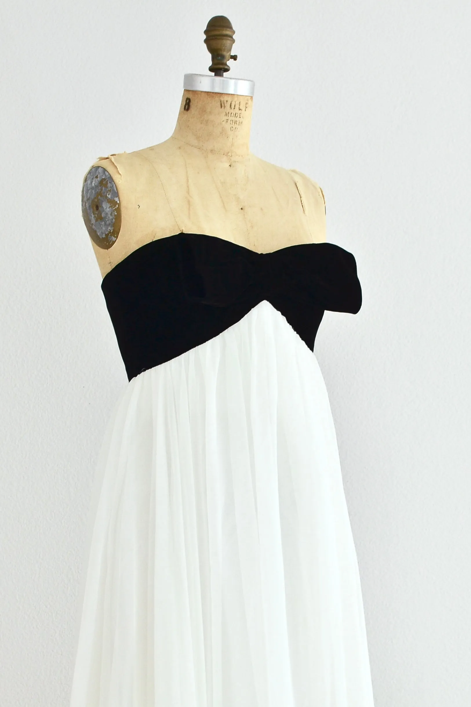 Alan Cherry Strapless Gown / S