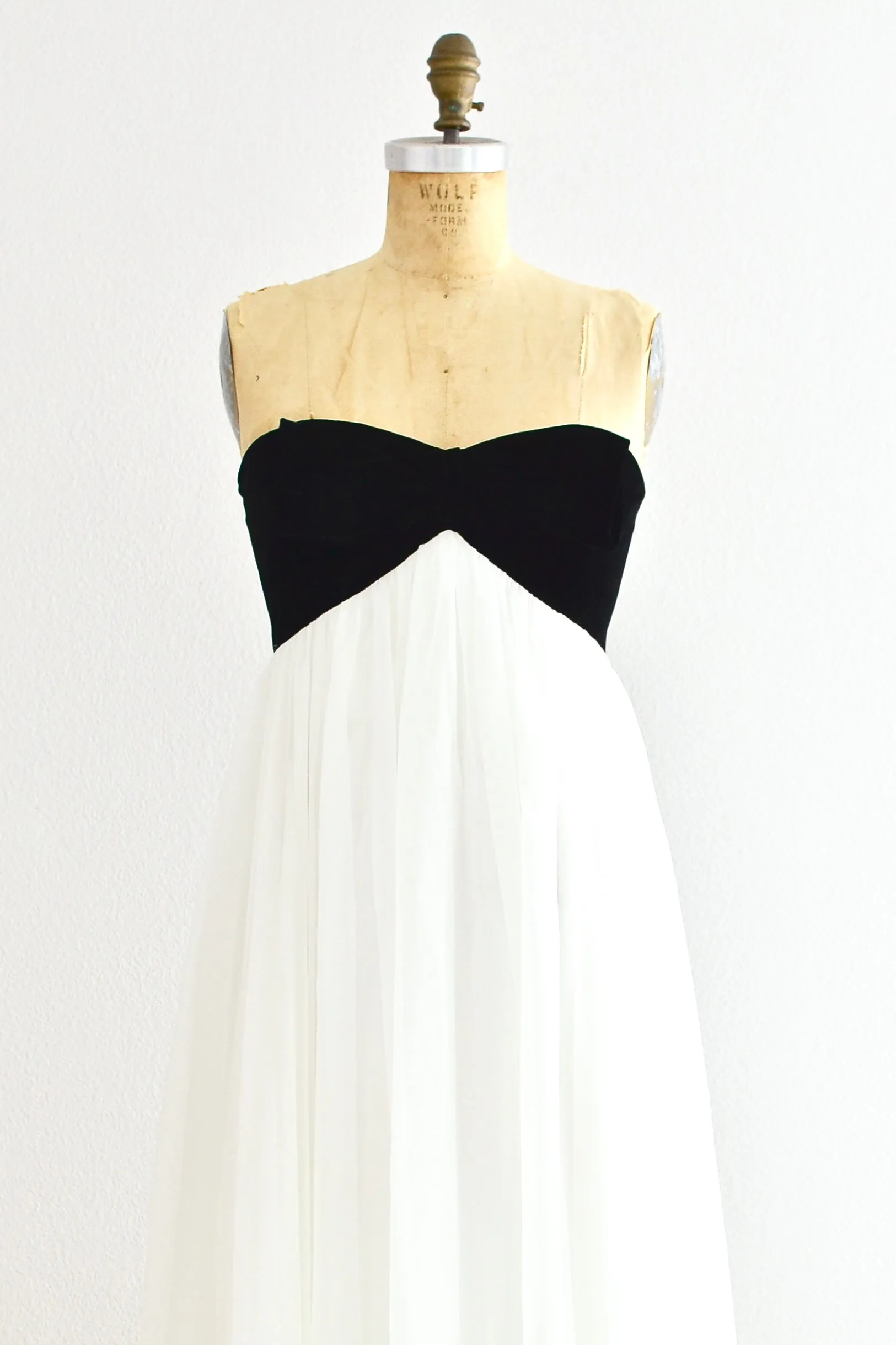 Alan Cherry Strapless Gown / S