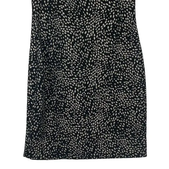 Alice   Olivia Inka Strong-Shoulder Mock Neck Dress Size 4