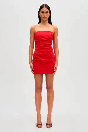 ALSTON CREPE MINI DRESS
