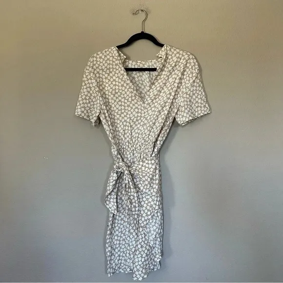 &amp; OTHER STORIES Printed Knot Detail Mini Dress 2 NWT