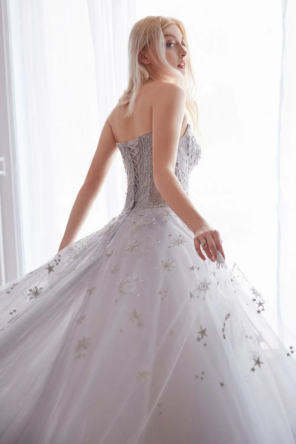 Andrea & Leo A0890 Constellation Dream Strapless Long Dress