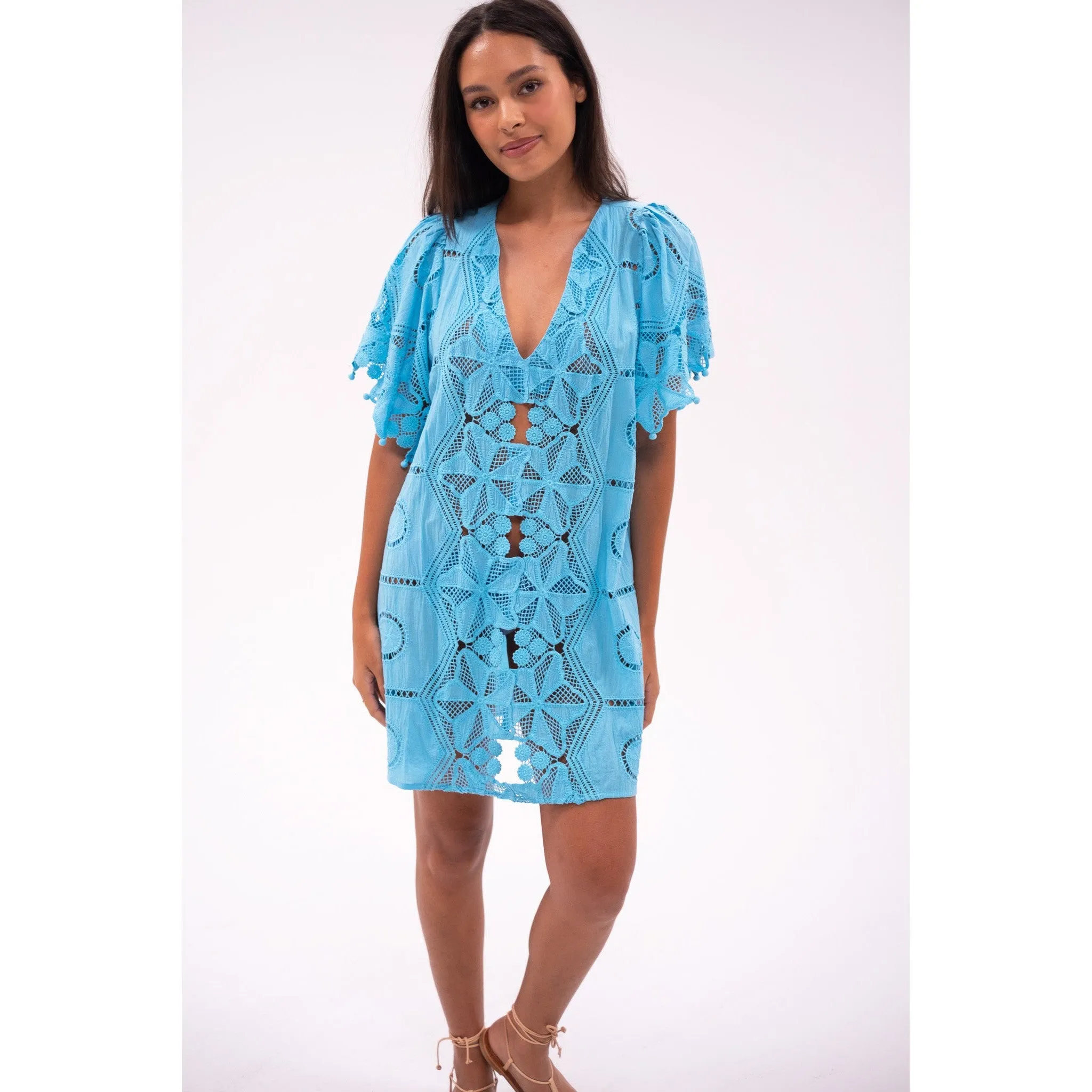 Angel Kaftan Lace Mini