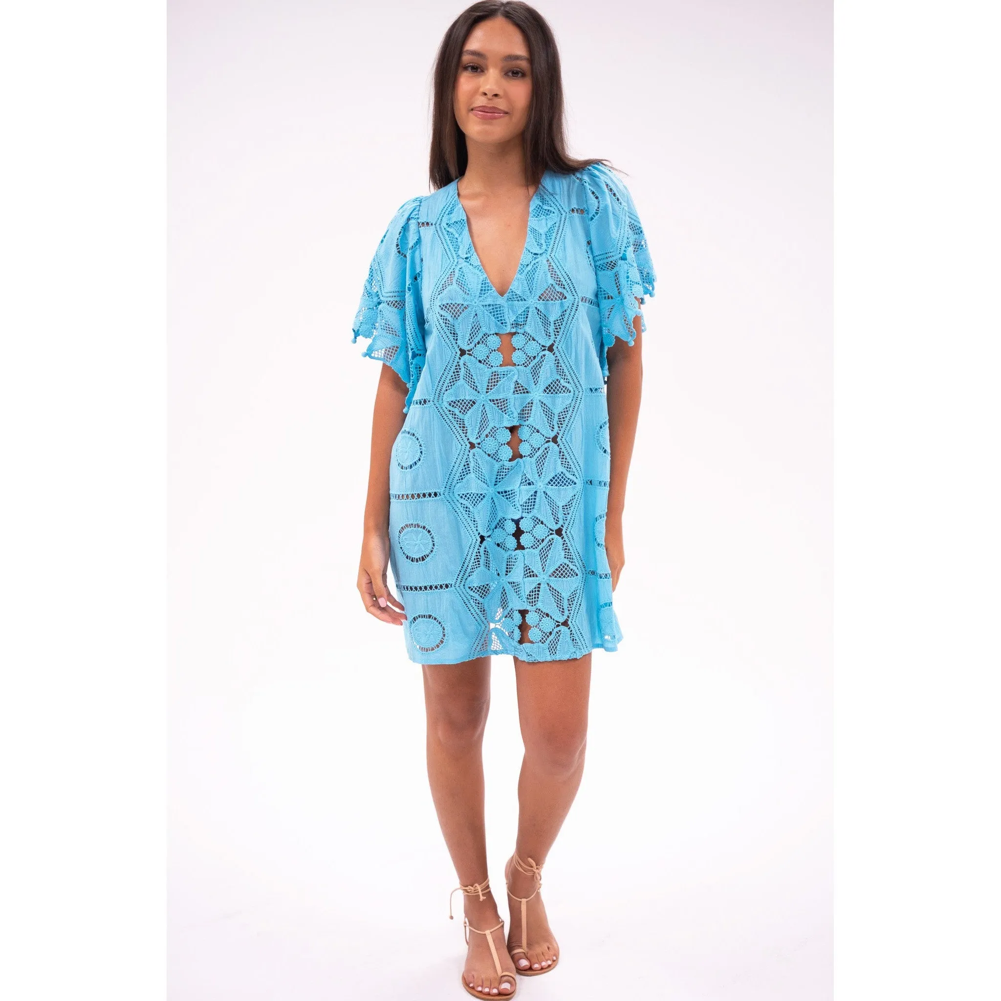Angel Kaftan Lace Mini