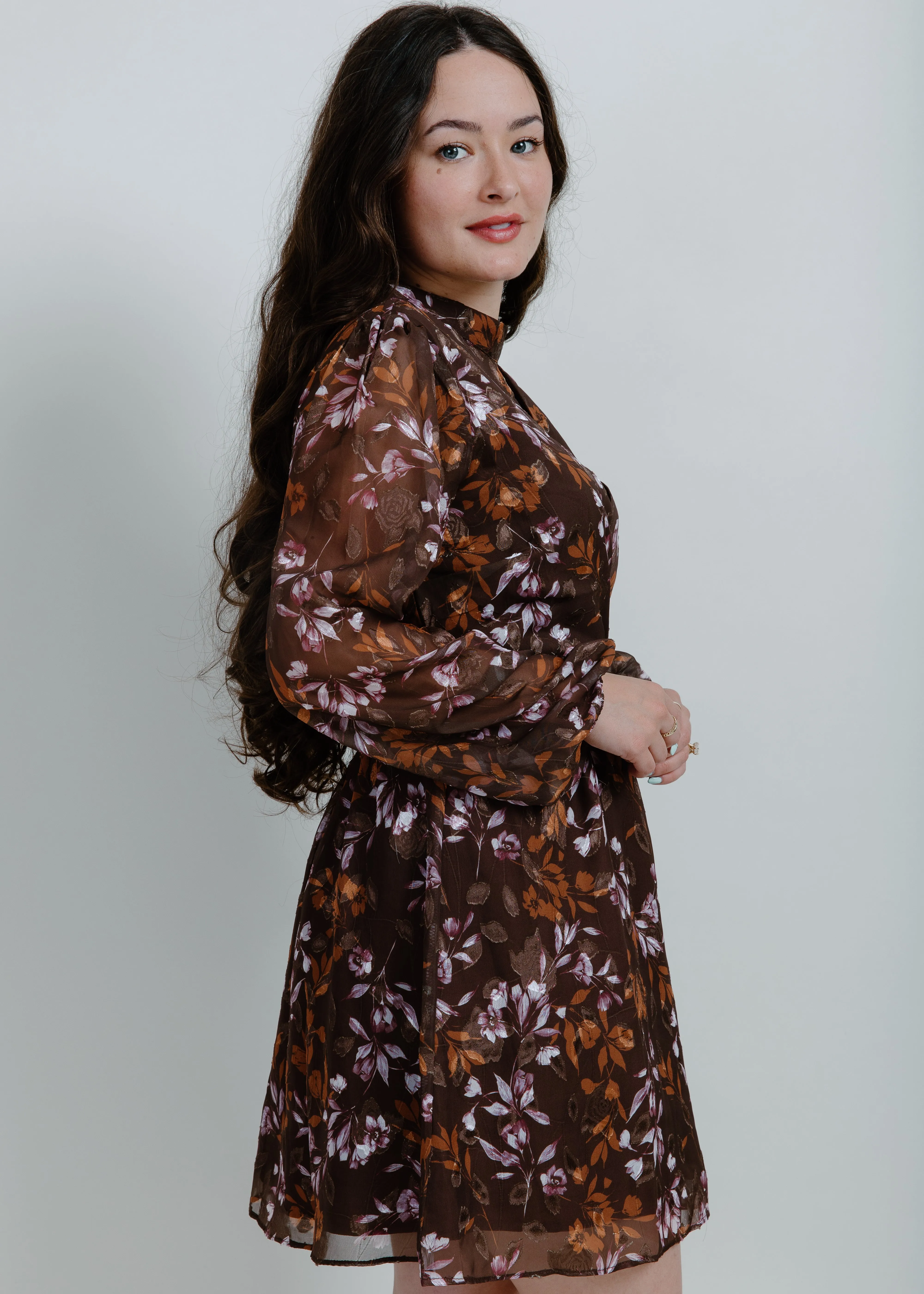 Aria Mockneck Mini Dress