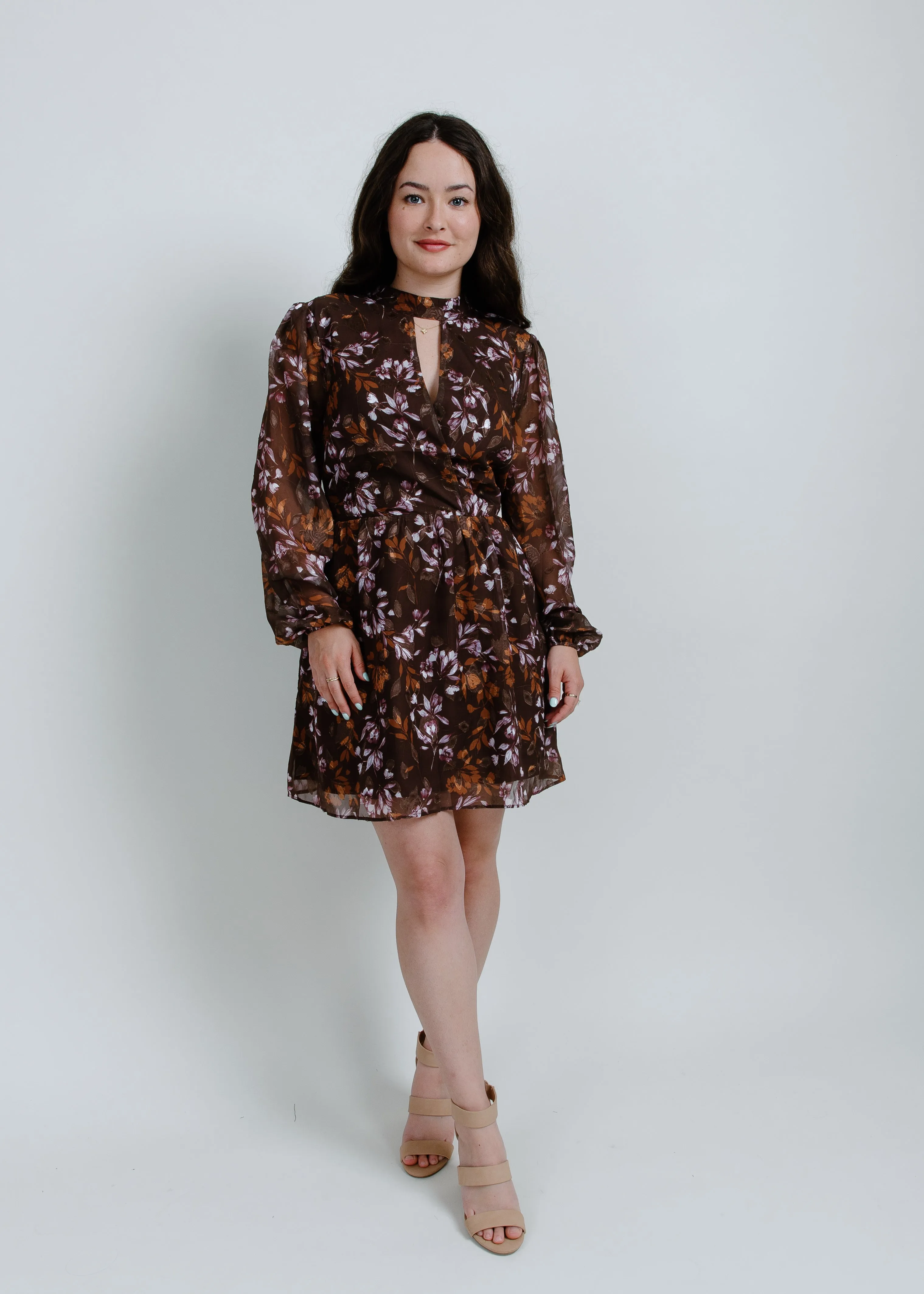 Aria Mockneck Mini Dress