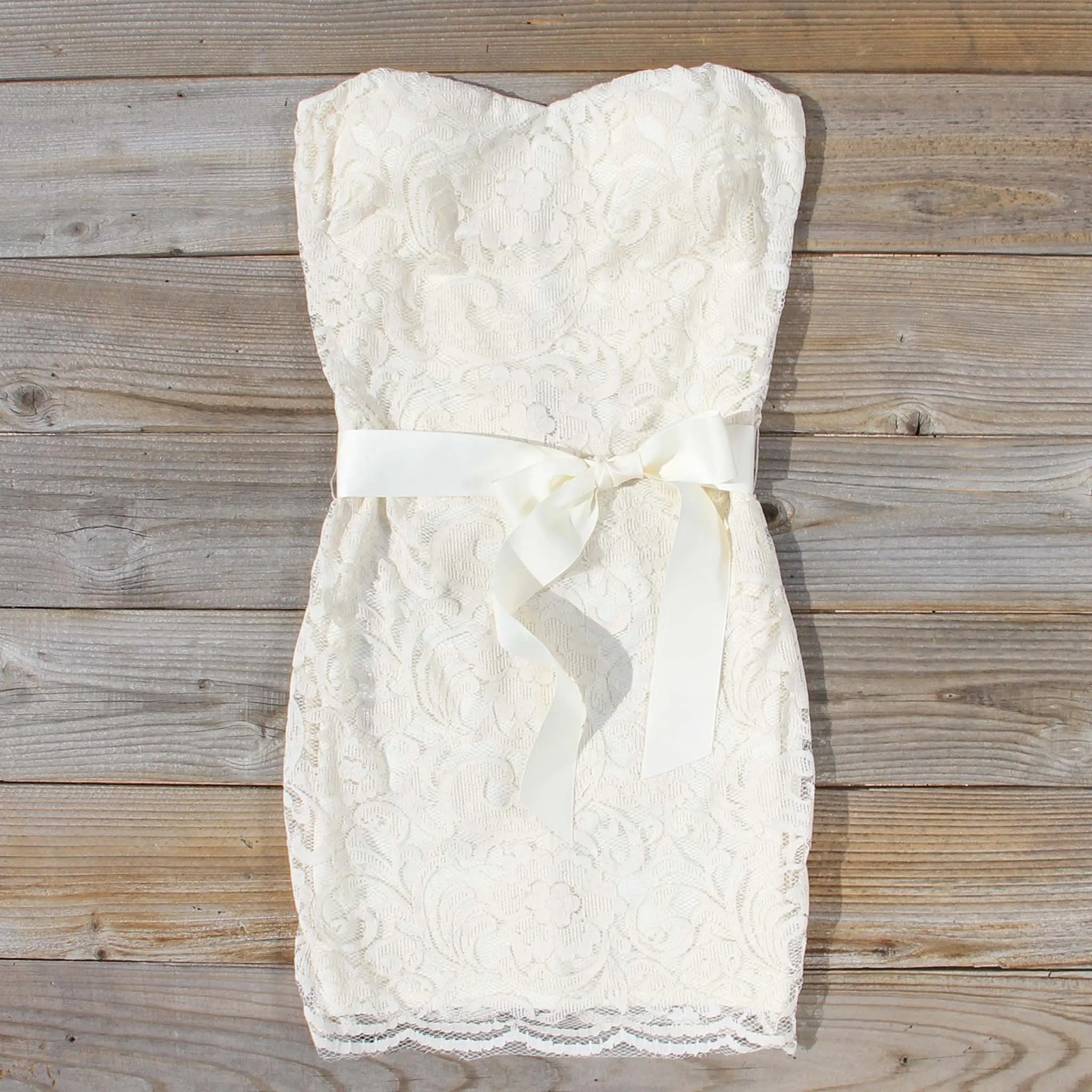 Arizona Lace Dress in Sand