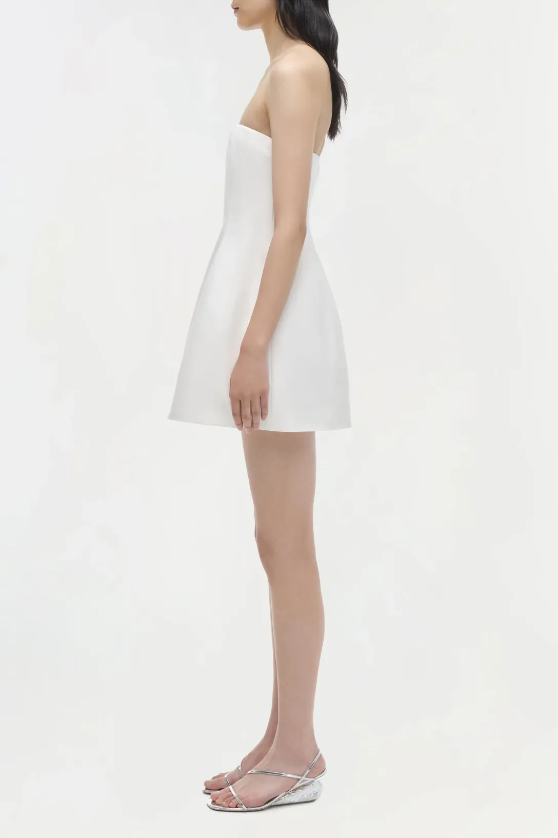 Arta Bustier Mini Dress | White
