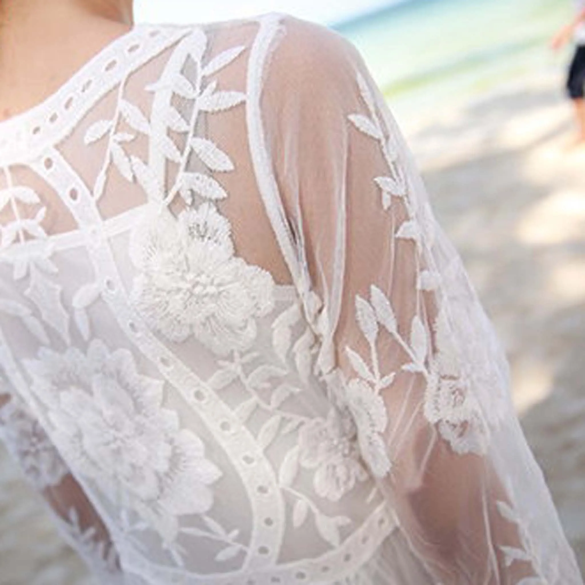 Aster Sky Lace Dress (wholesale)