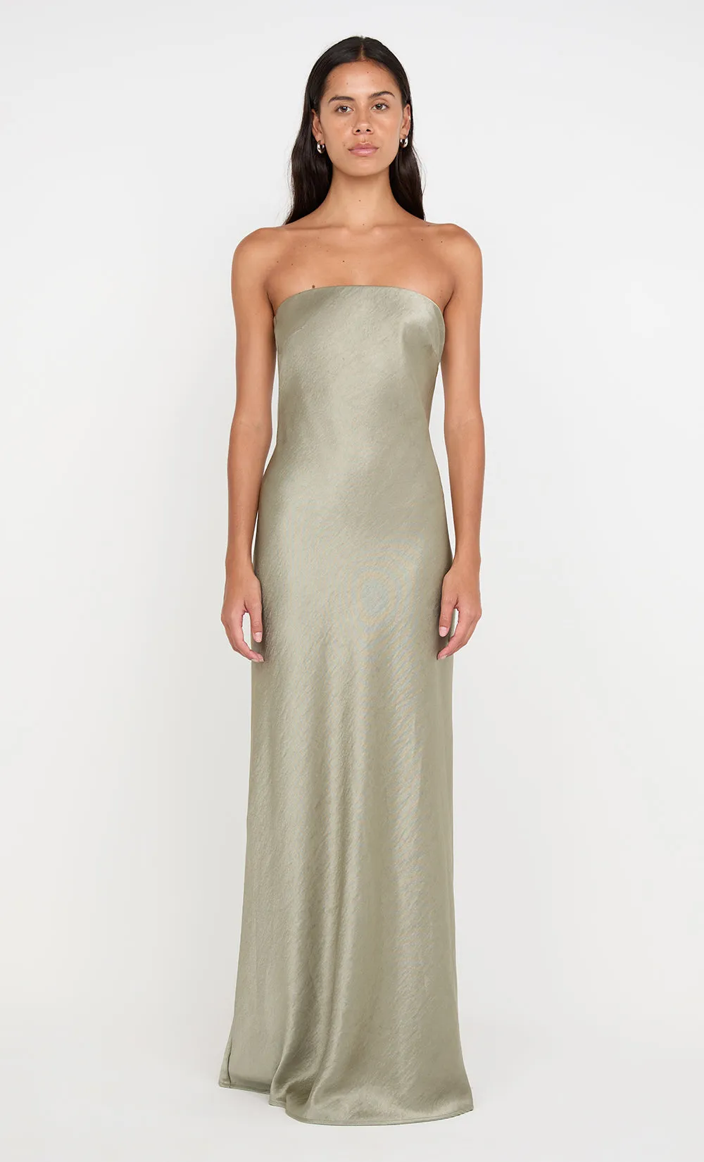 AUSTEN STRAPLESS MAXI DRESS - SAGE