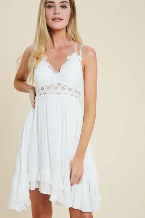 AXEL MINI DRESS IVORY