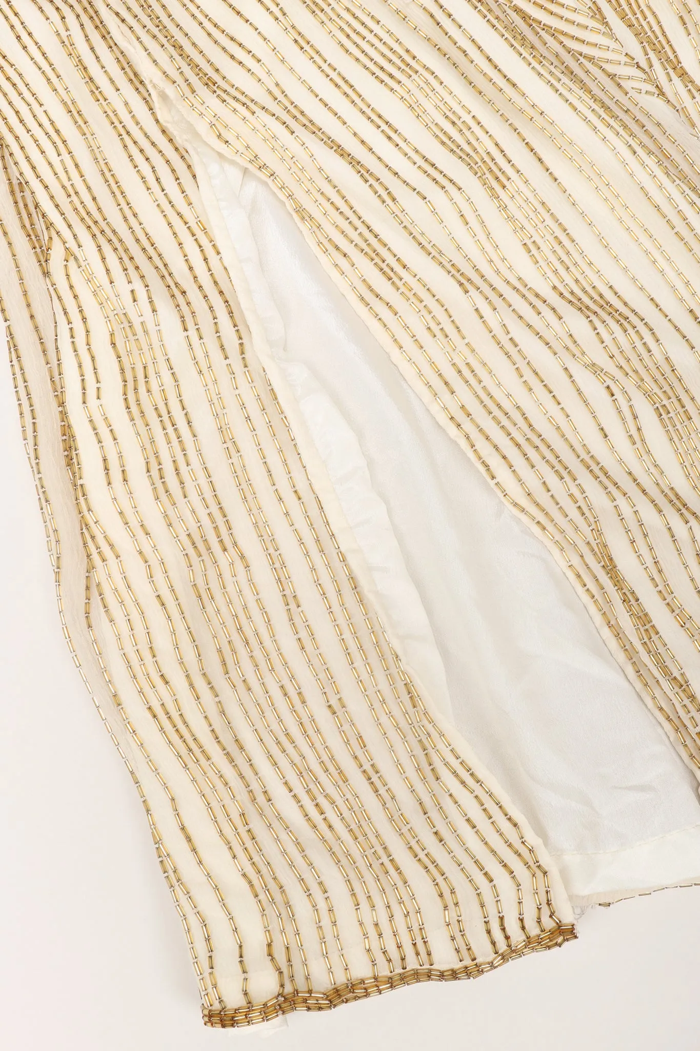 Beaded Drop Waist Gown