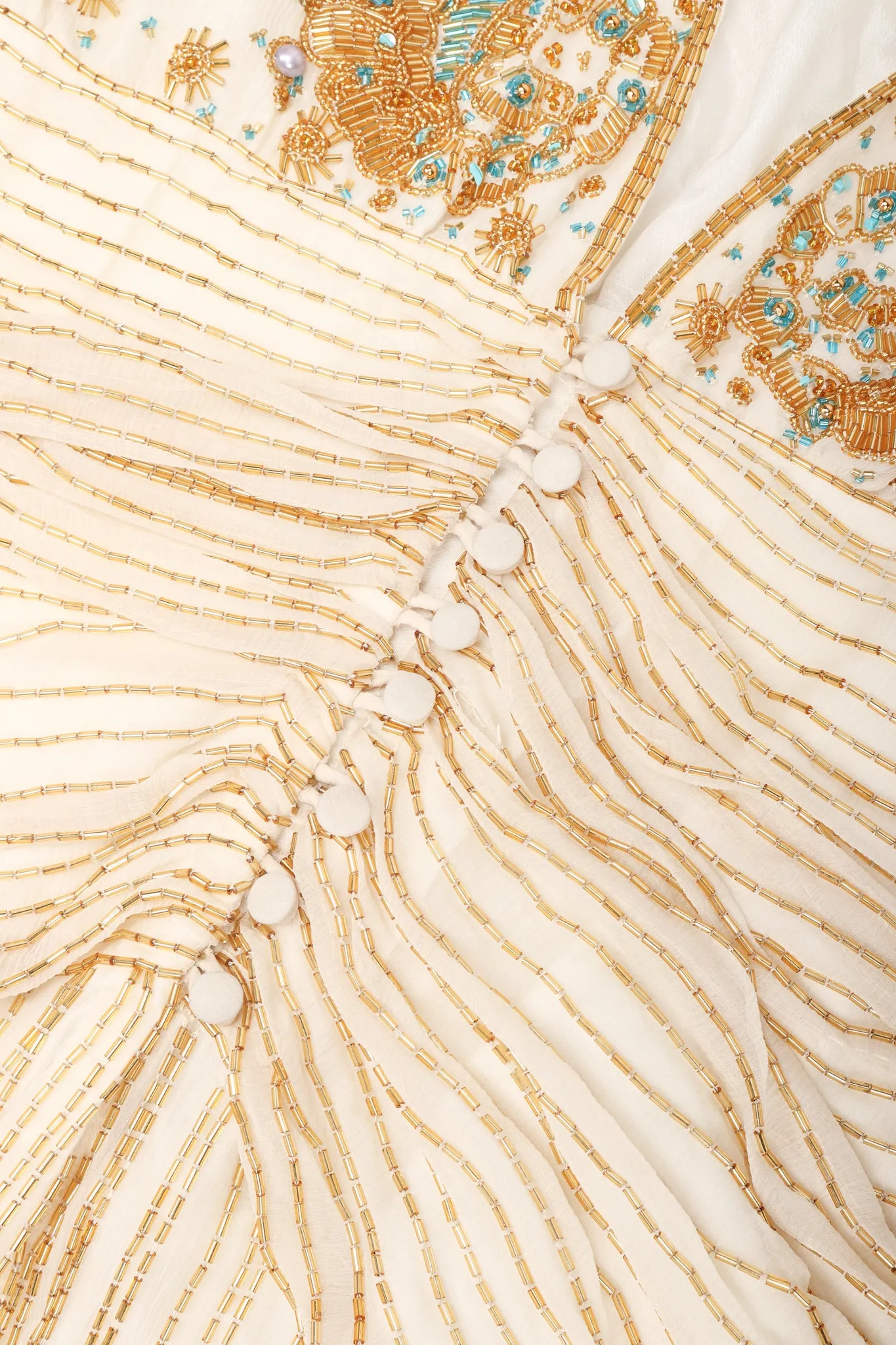 Beaded Drop Waist Gown