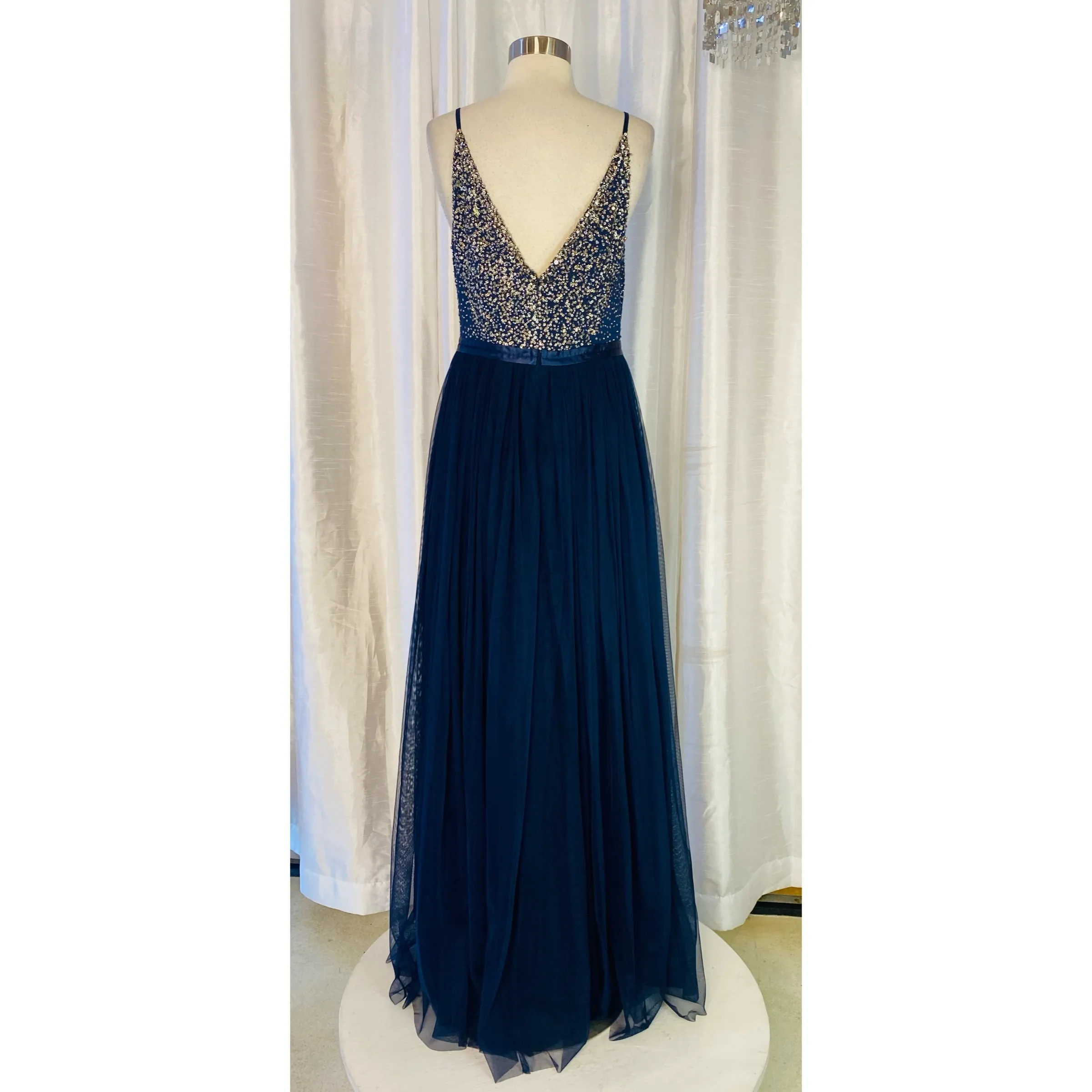 BHLDN ANTHROPOLOGIE Avery Sequin Gown Size 8 NWT