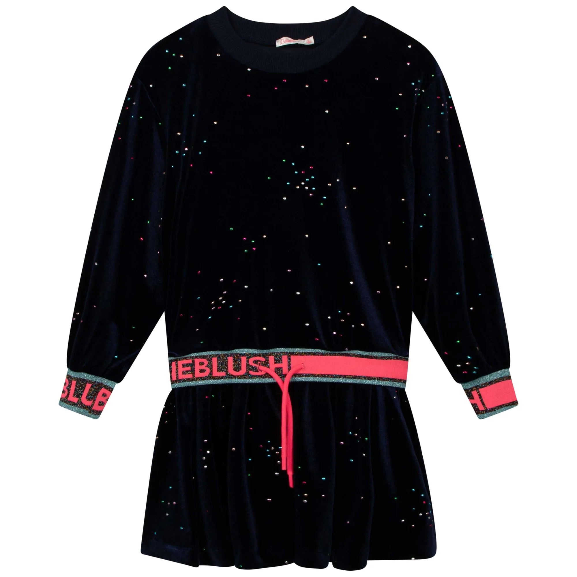 BILLIEBLUSH - Velvet Dress - Navy