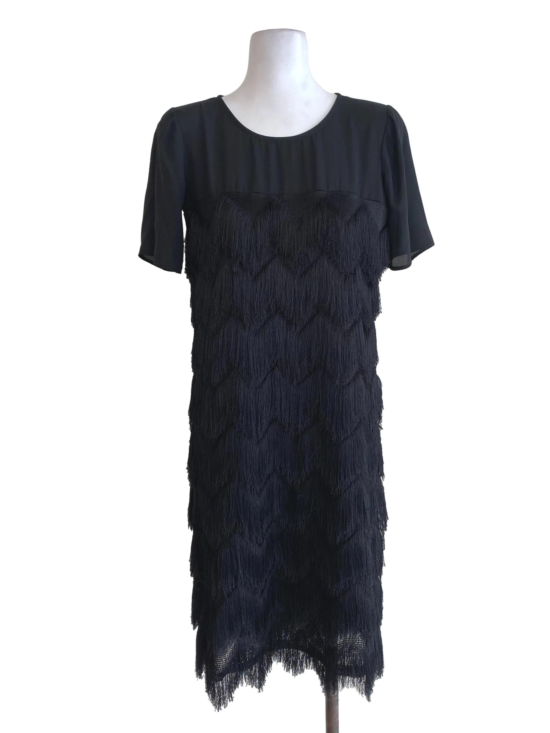 Black Fur Dress