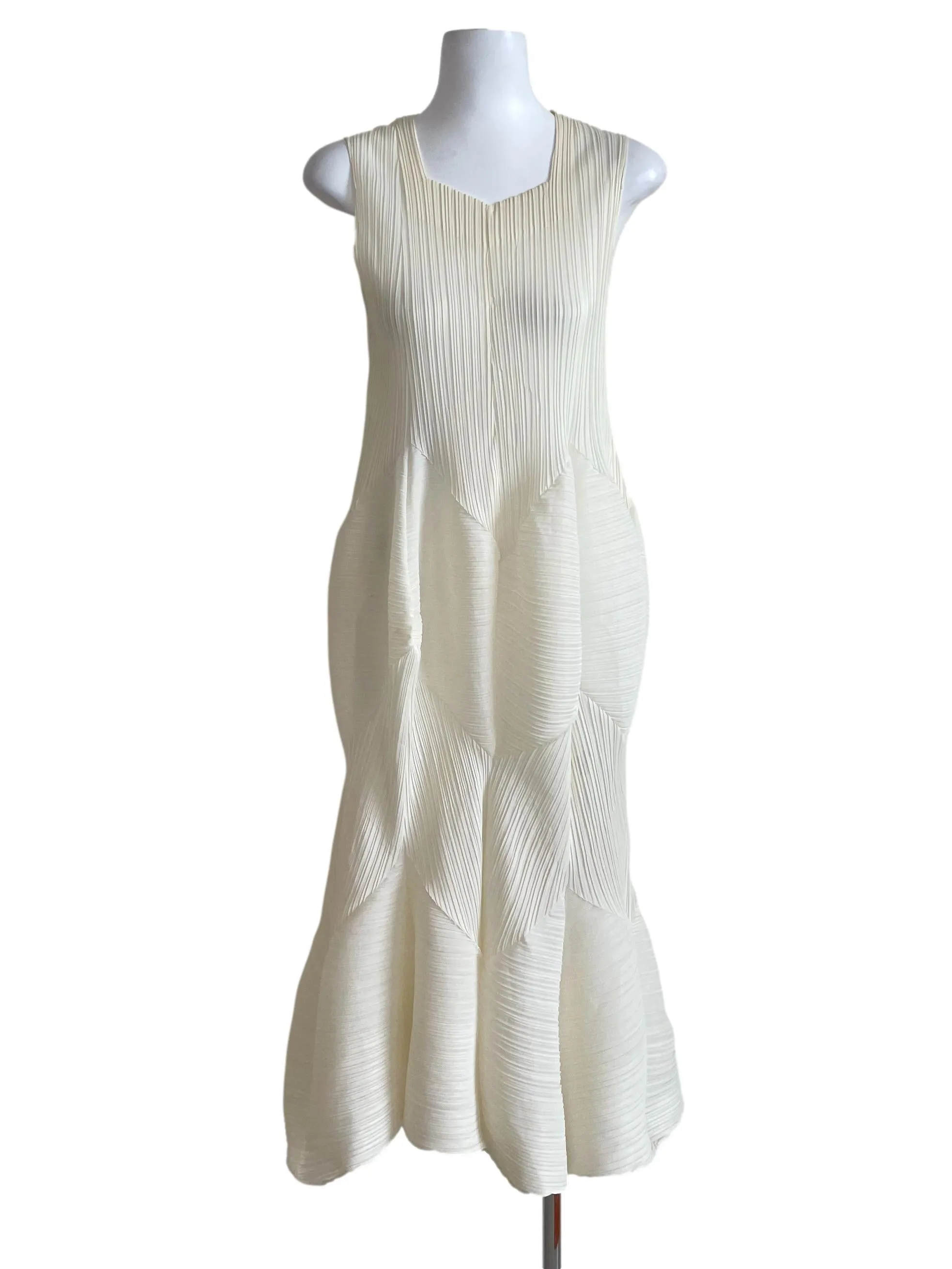 Black Plain A-Line Dress
