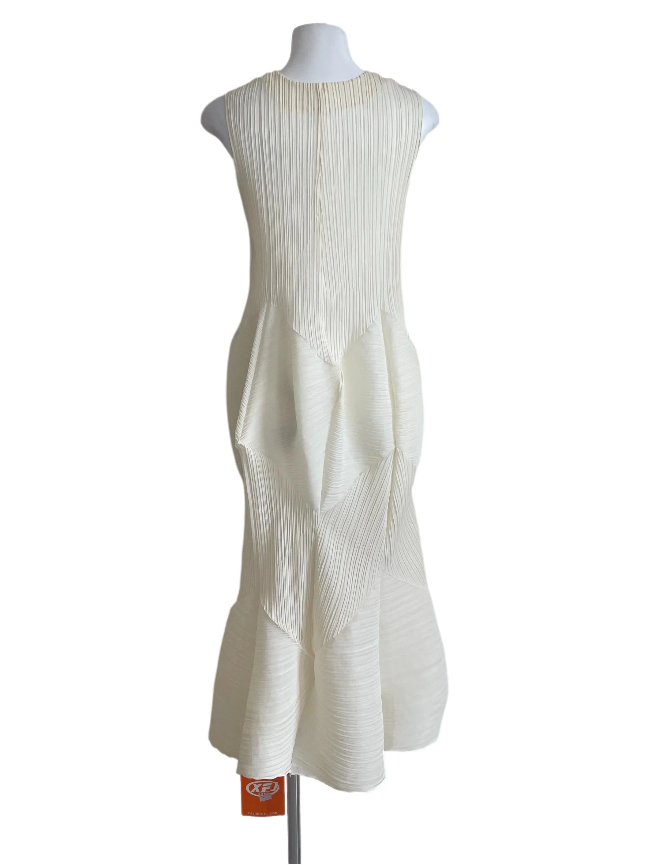 Black Plain A-Line Dress