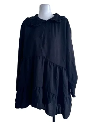 Black Ruffled Dress