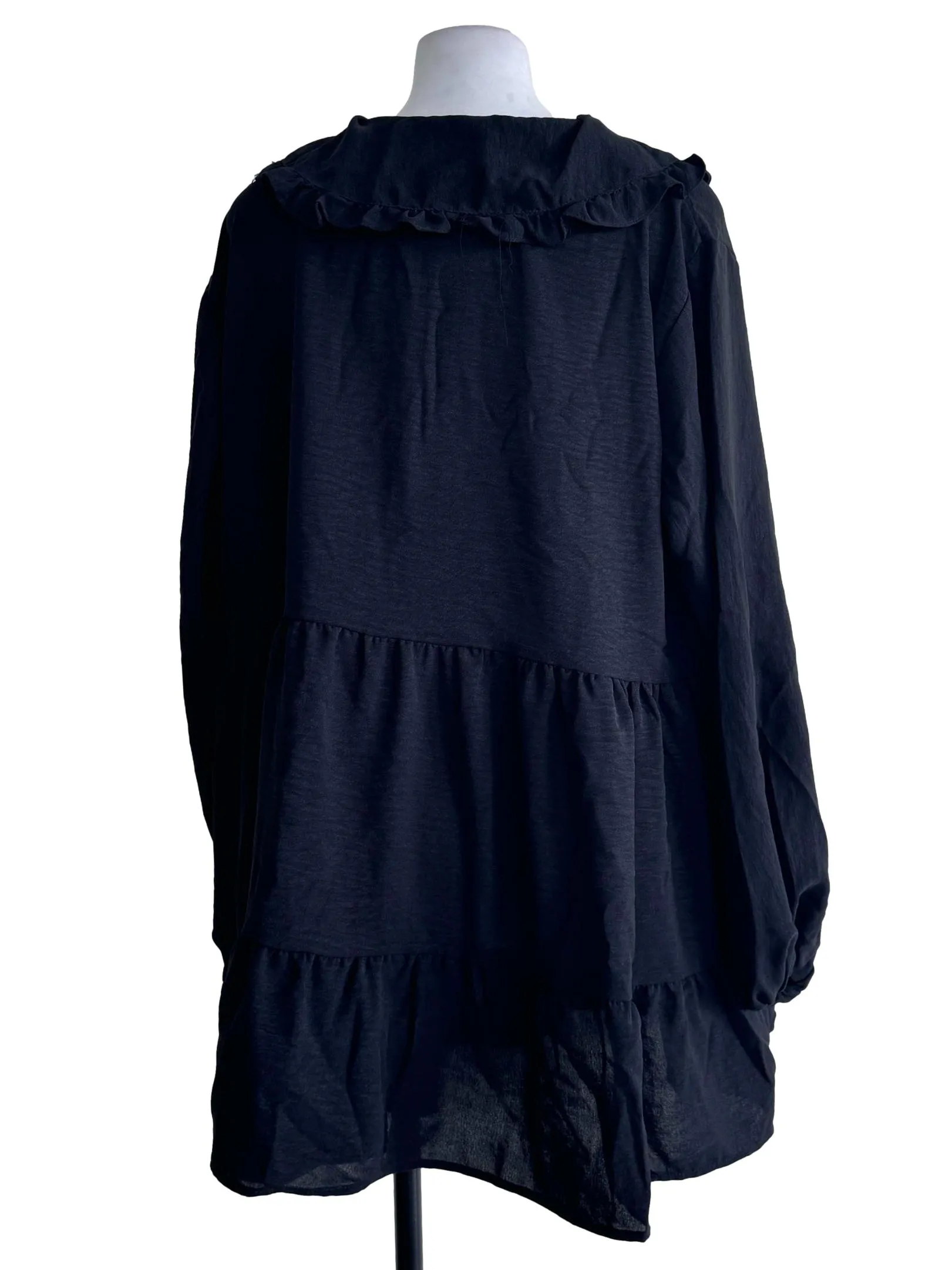 Black Ruffled Dress