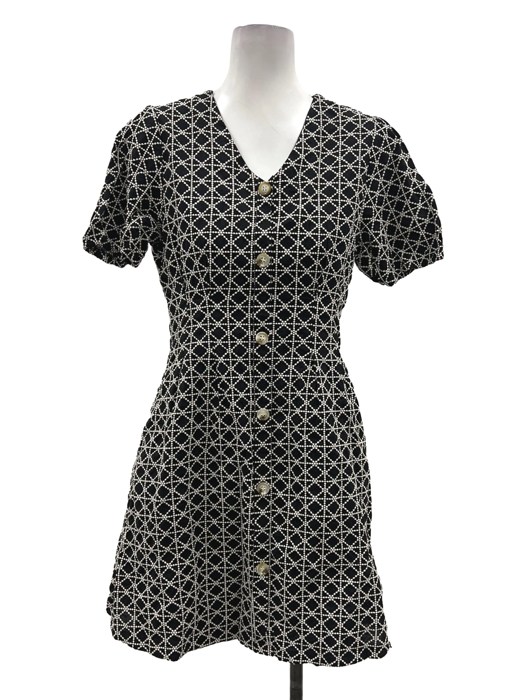 Black Stitch Dress