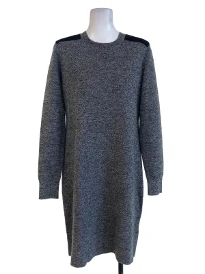 Black&White Twill Empire Dress
