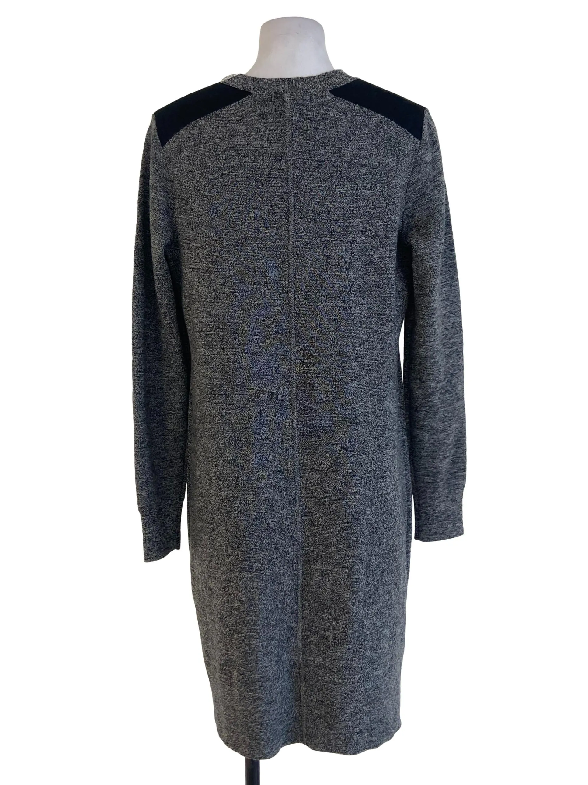 Black&White Twill Empire Dress