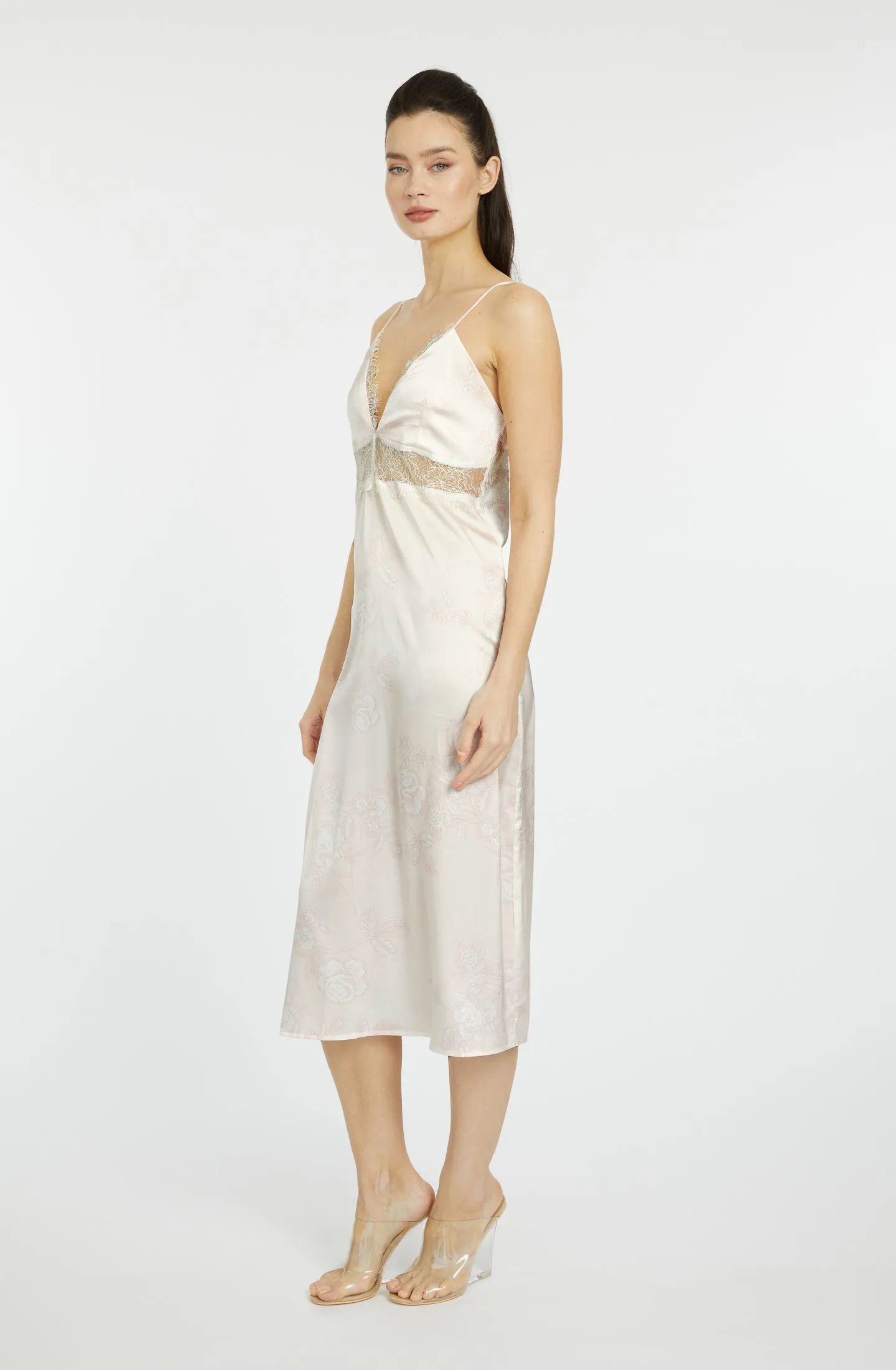 Bliss Rose Lace Dress