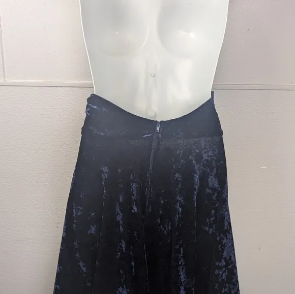 Blue halter top frilly dress
