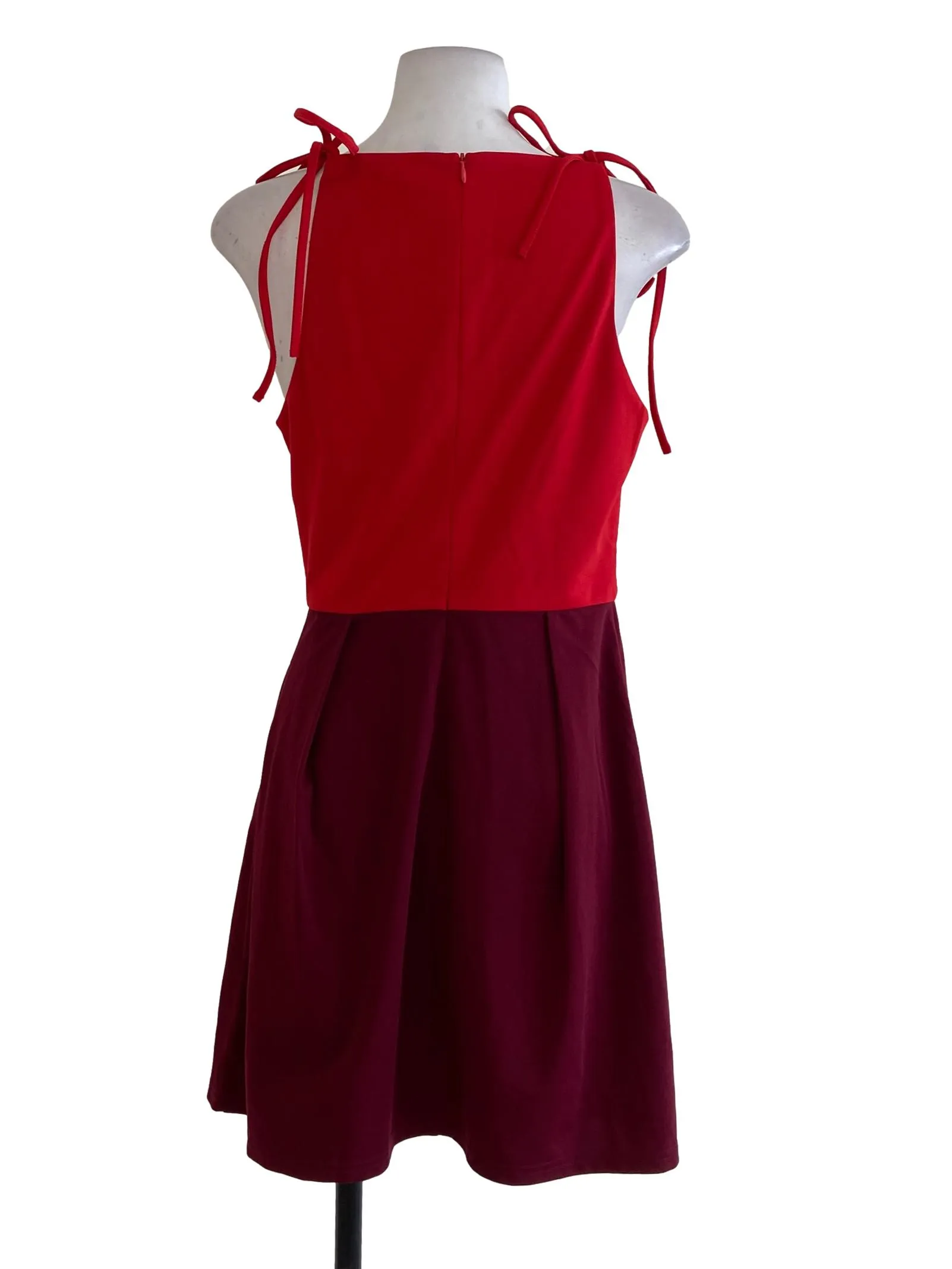Brick Red A-Line Dress LB