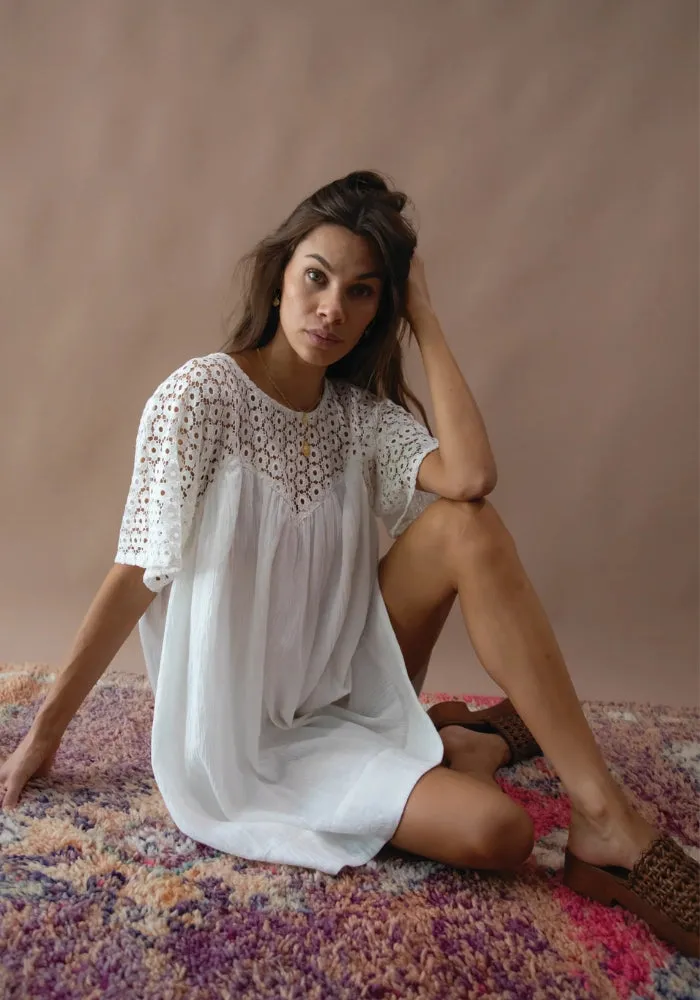 Brigette Lace Mini Dress