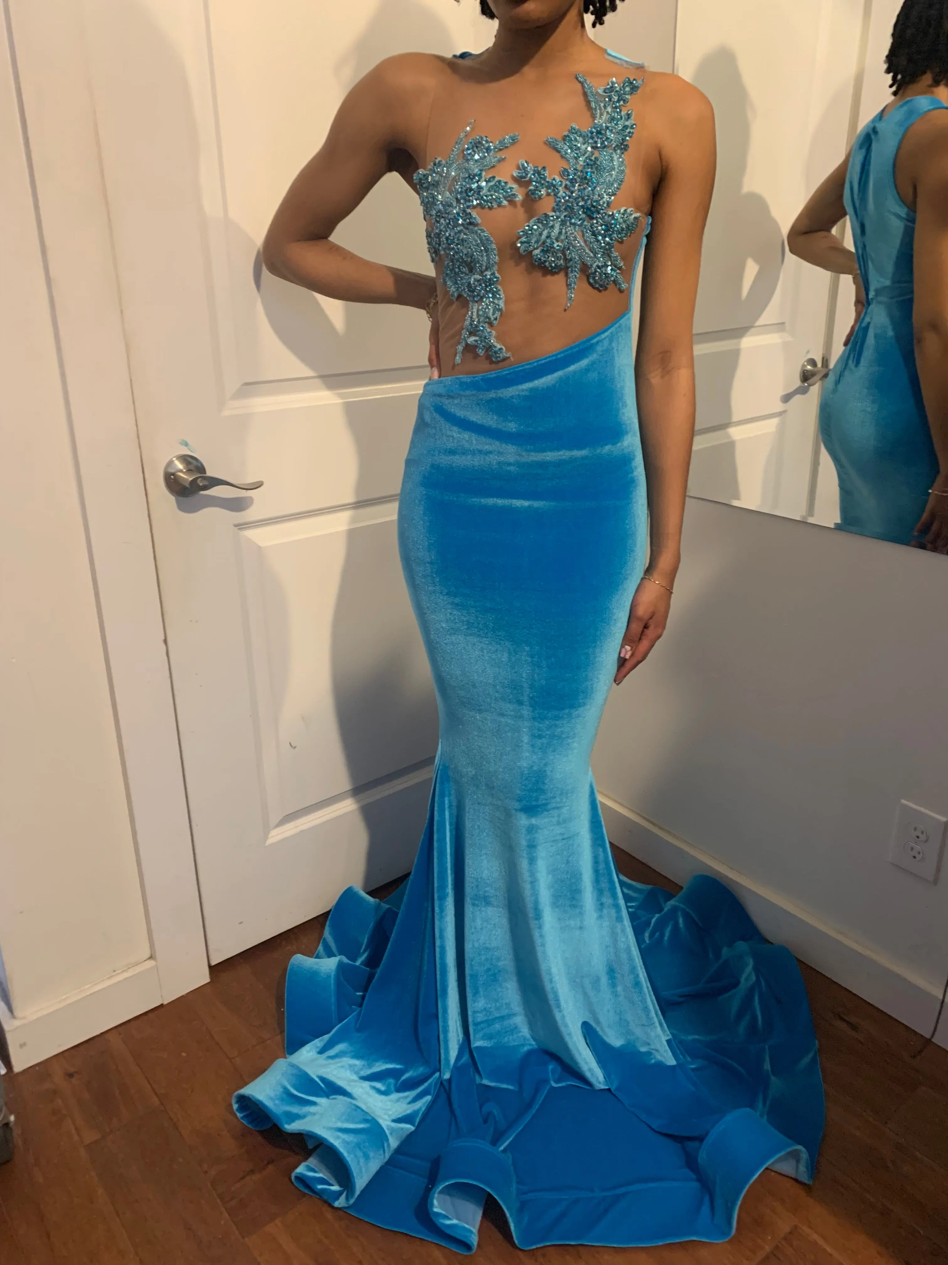 Butterfly Blue Gown
