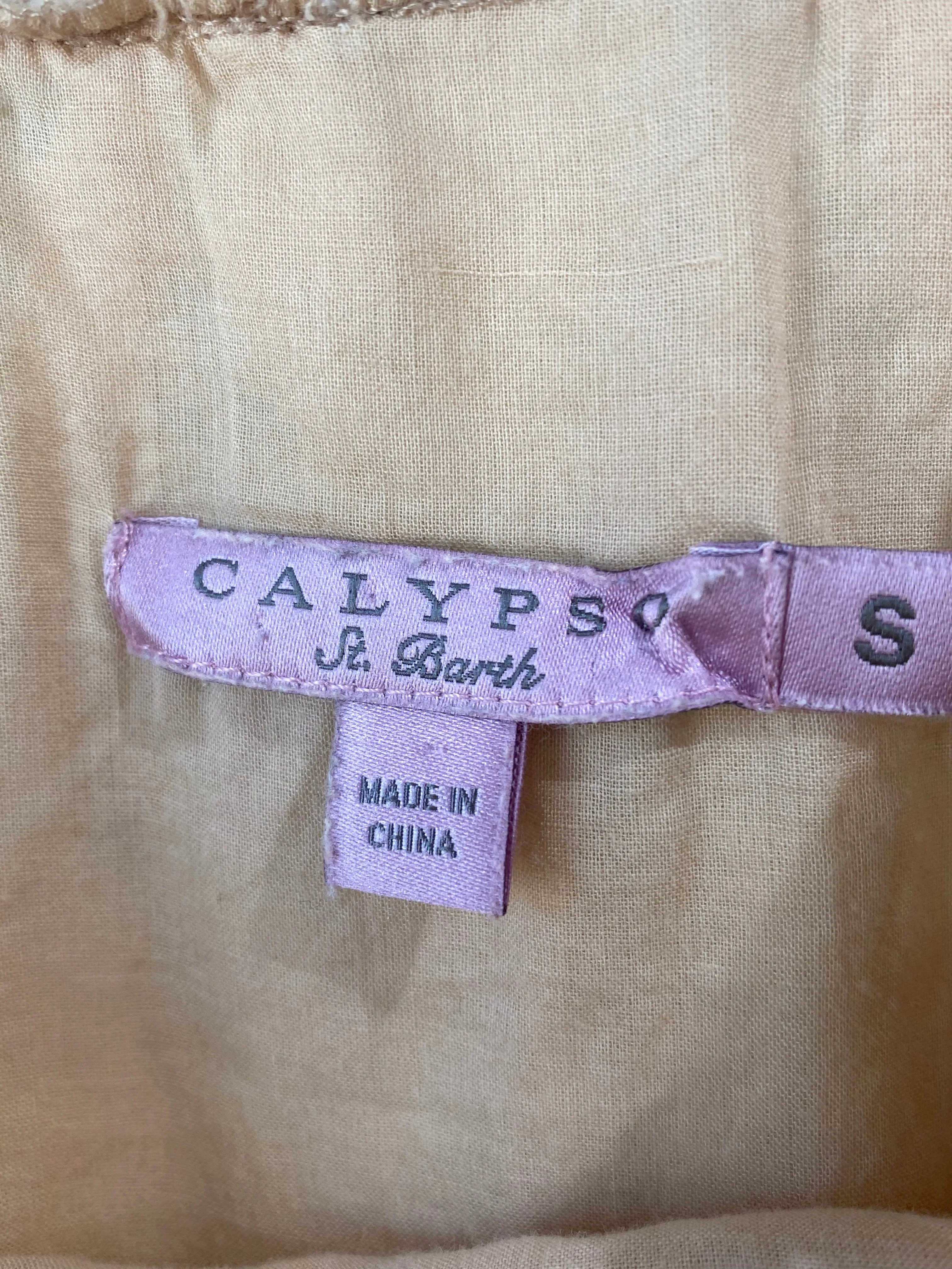 Calypso Cream Linen Dress