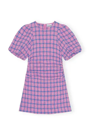 Check Suiting Mini Dress