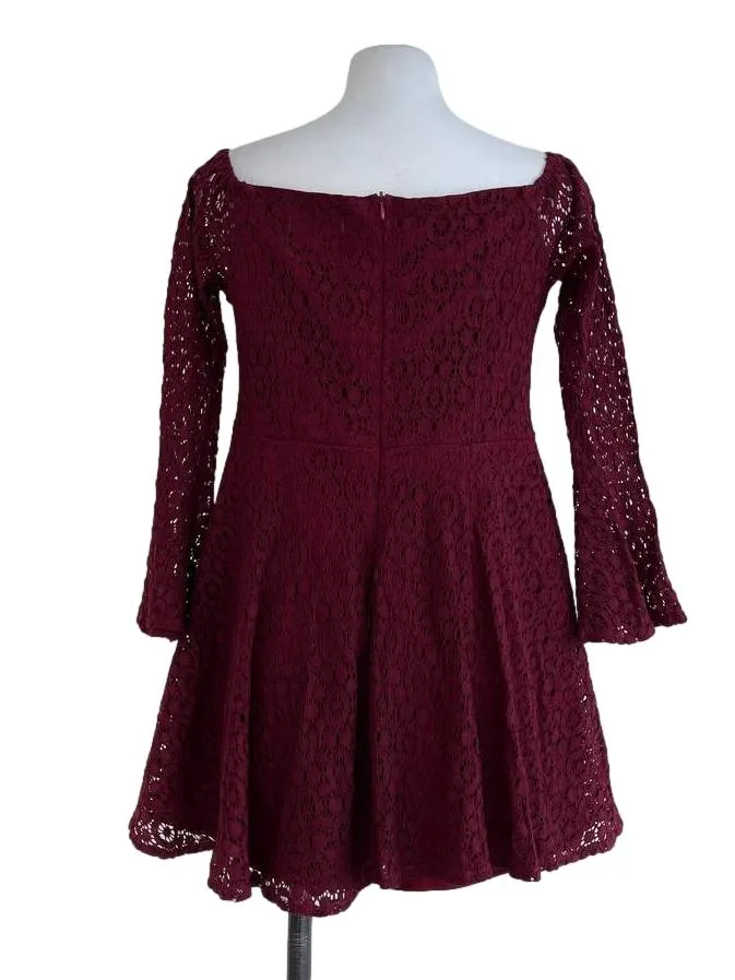 Cherry A-Line Dress