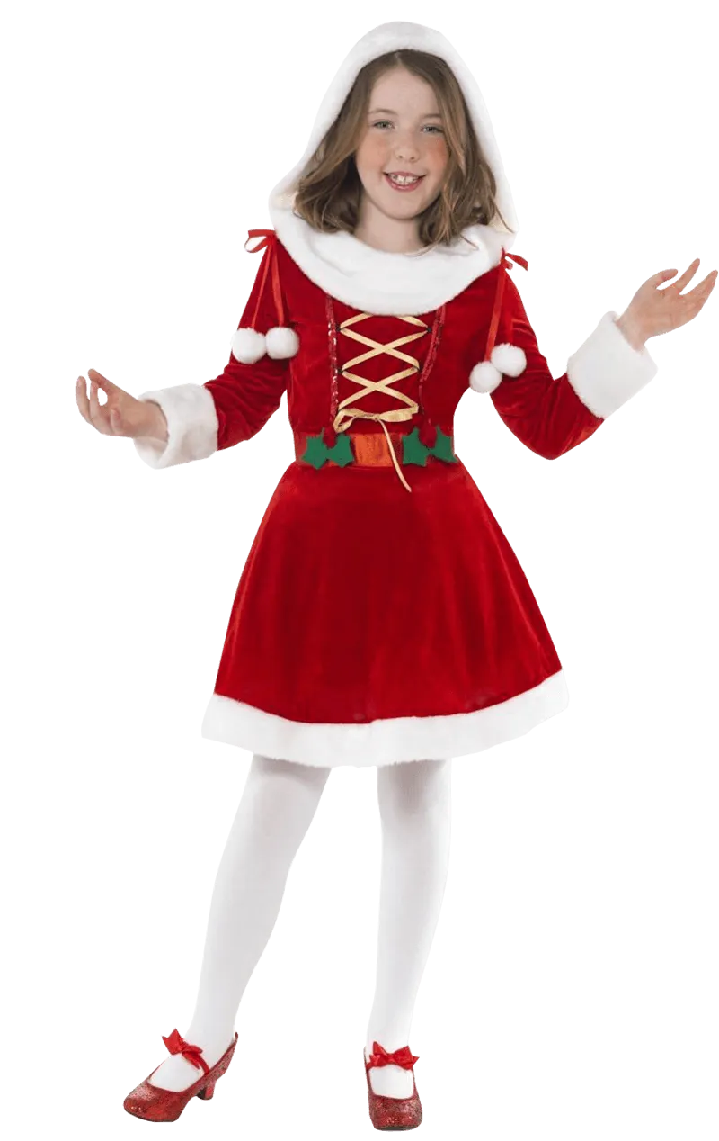 Child Little Miss Santa Costume
