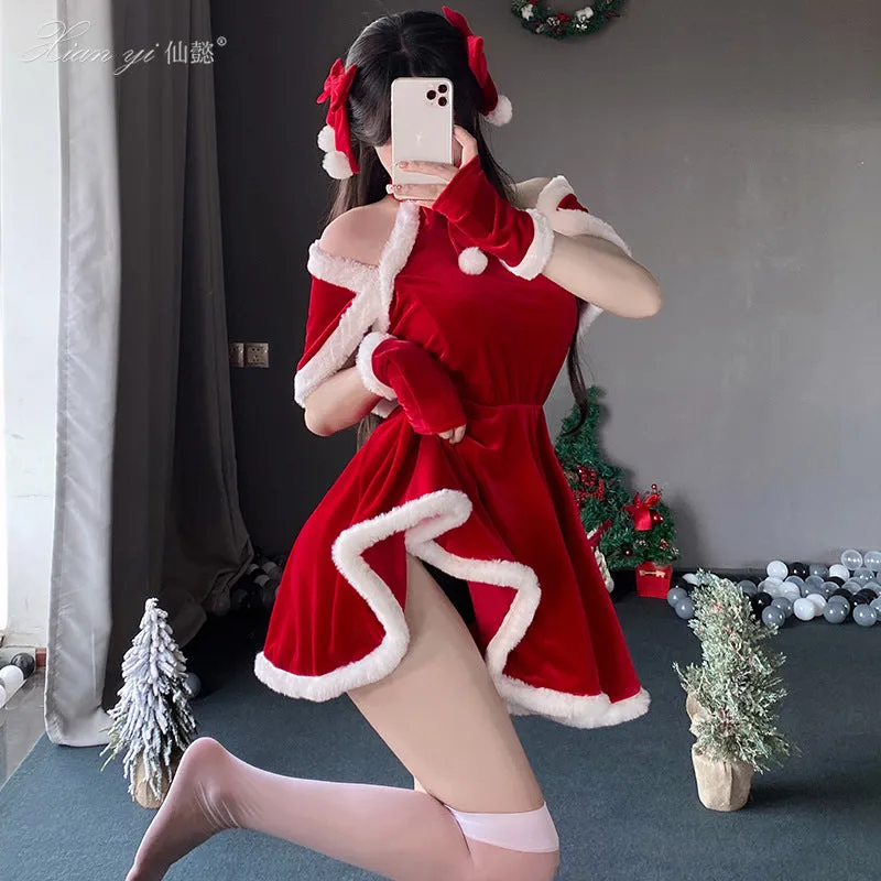 Christmas Velvet Dress