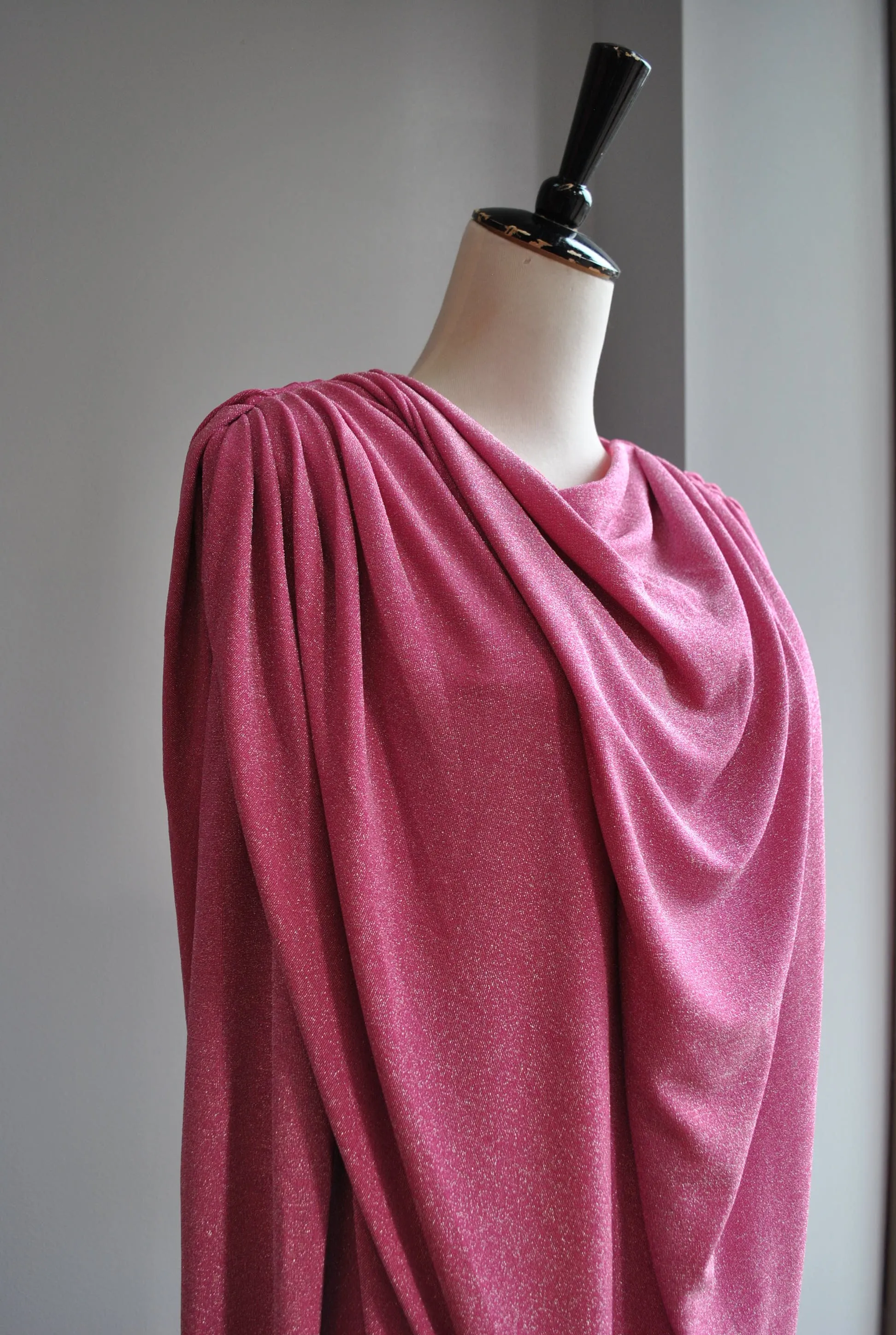 CLEARANCE - CANDY  PINK MINI PARTY DRESS WITH OPEN BACK