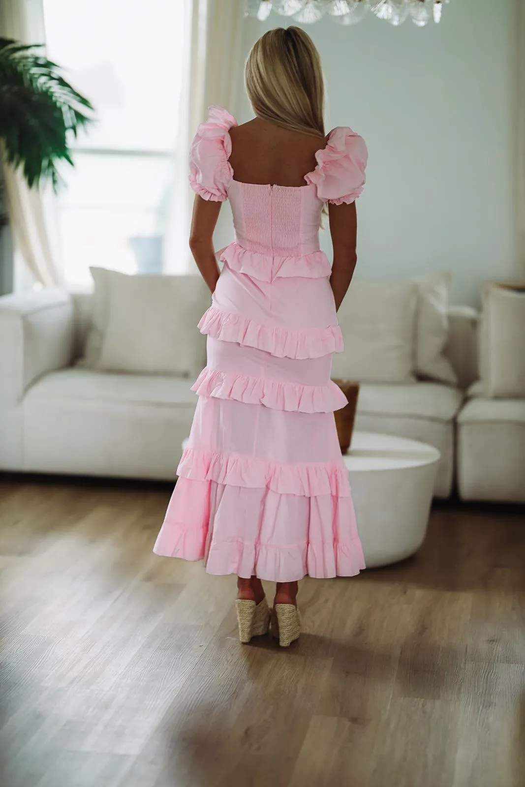 Close to Your Heart Maxi Dress - Pink