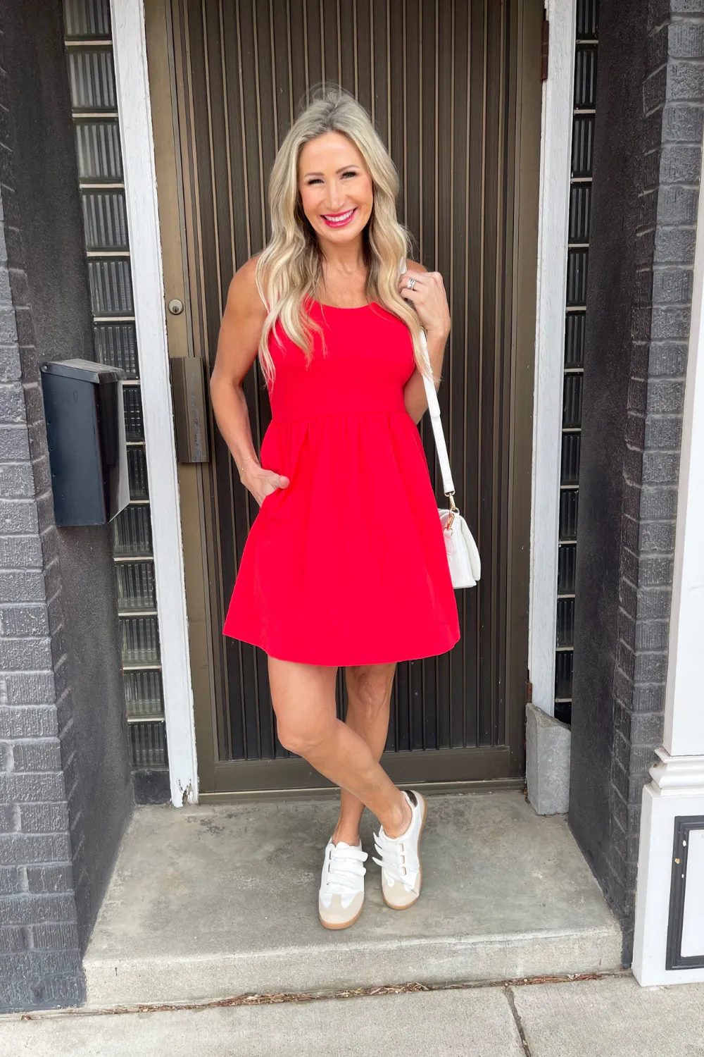 Contrast Tank Mini Dress
