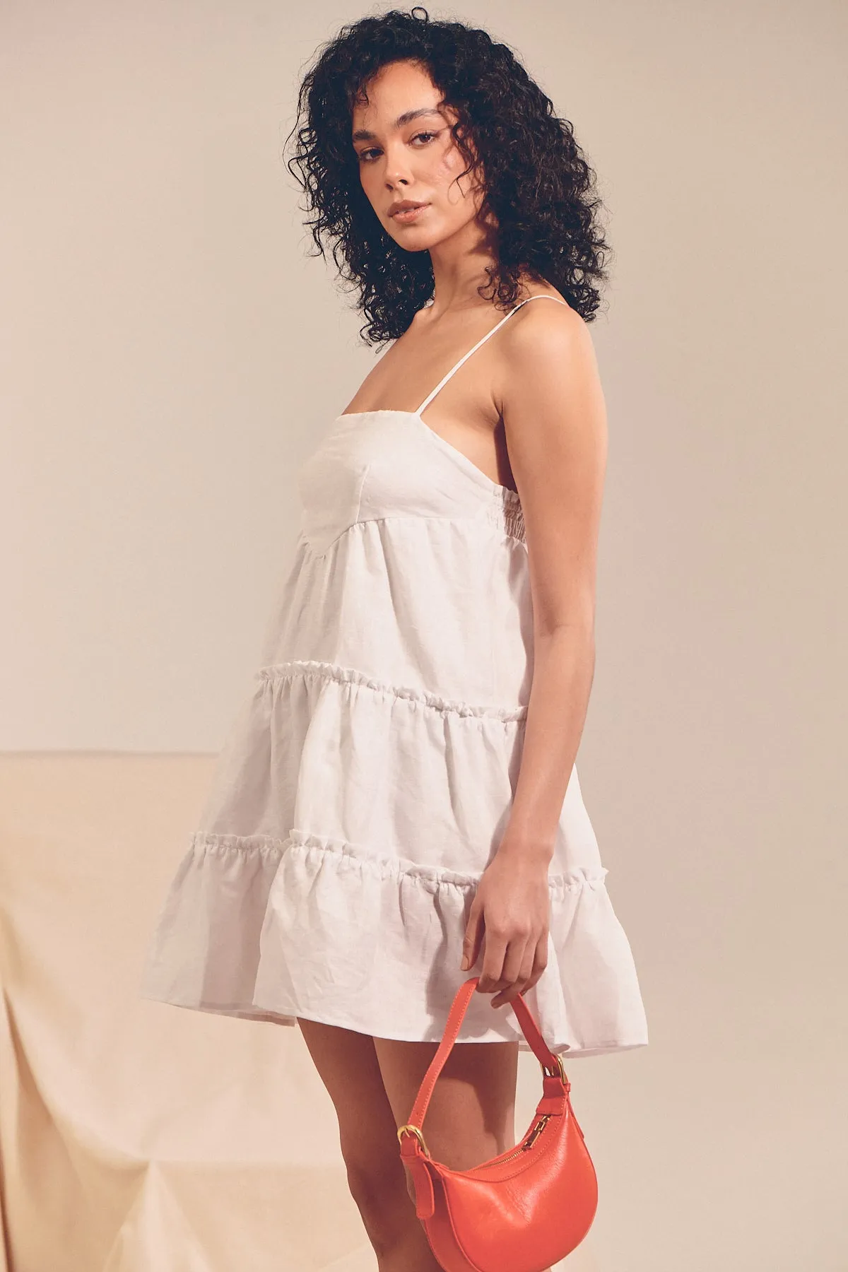Cora Mini Dress - White
