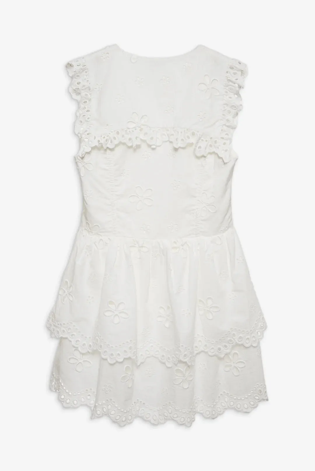 Daisy Eyelet Mini Dress
