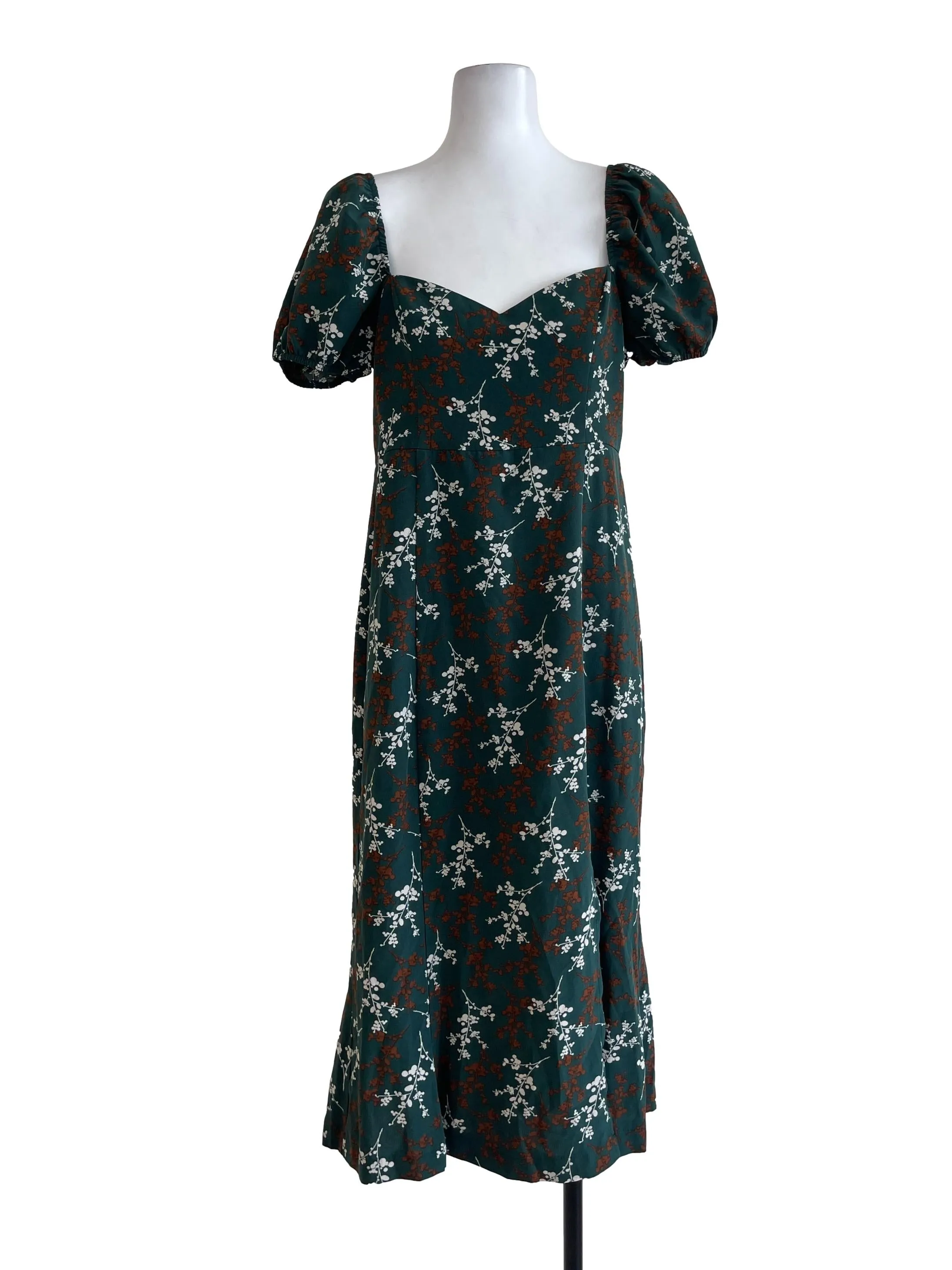 Dark Green Forest Dress