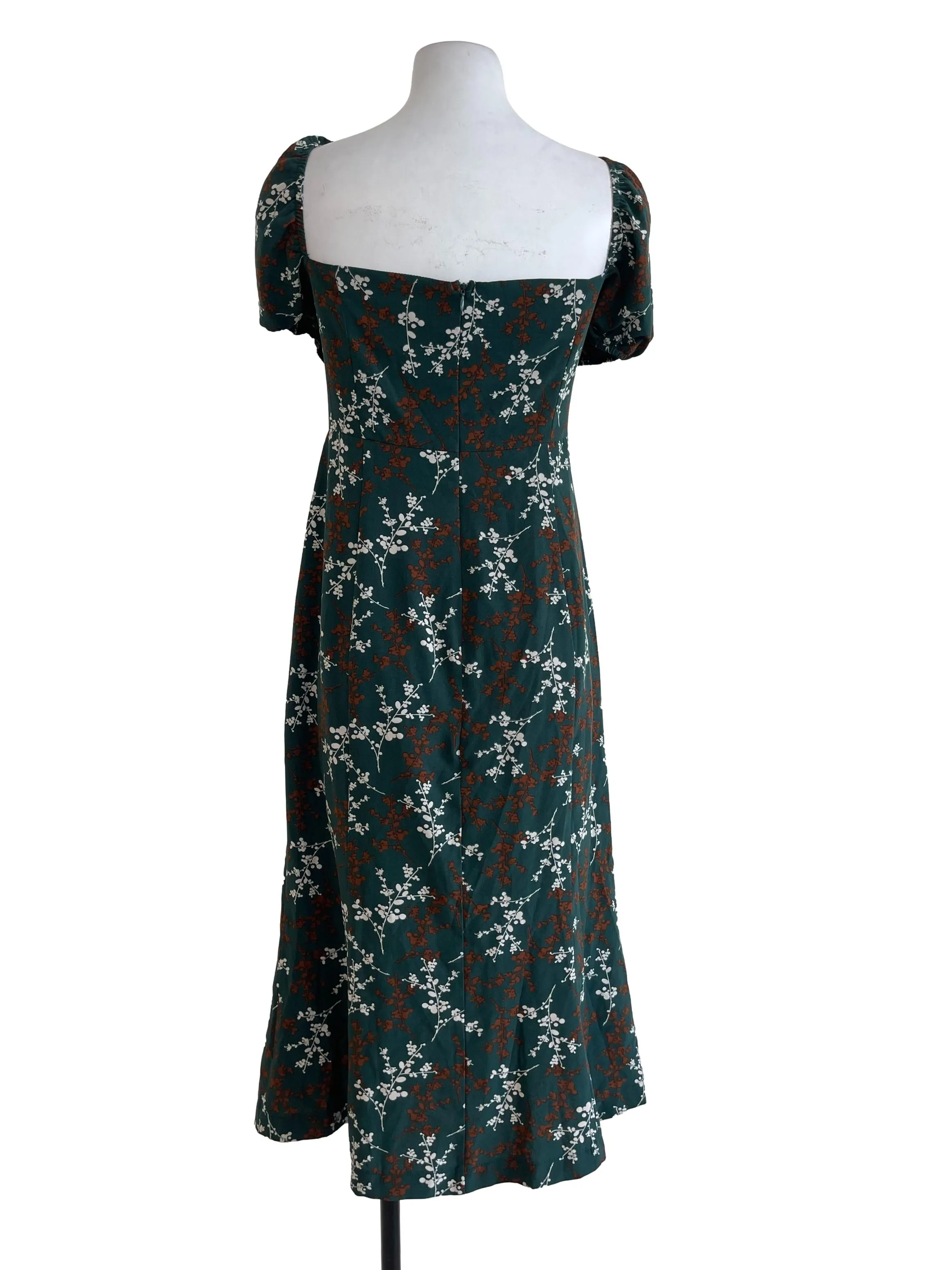Dark Green Forest Dress